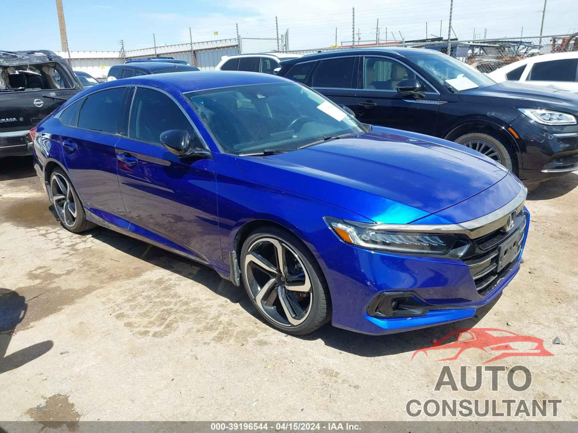 HONDA ACCORD 2021 - 1HGCV1F46MA046660
