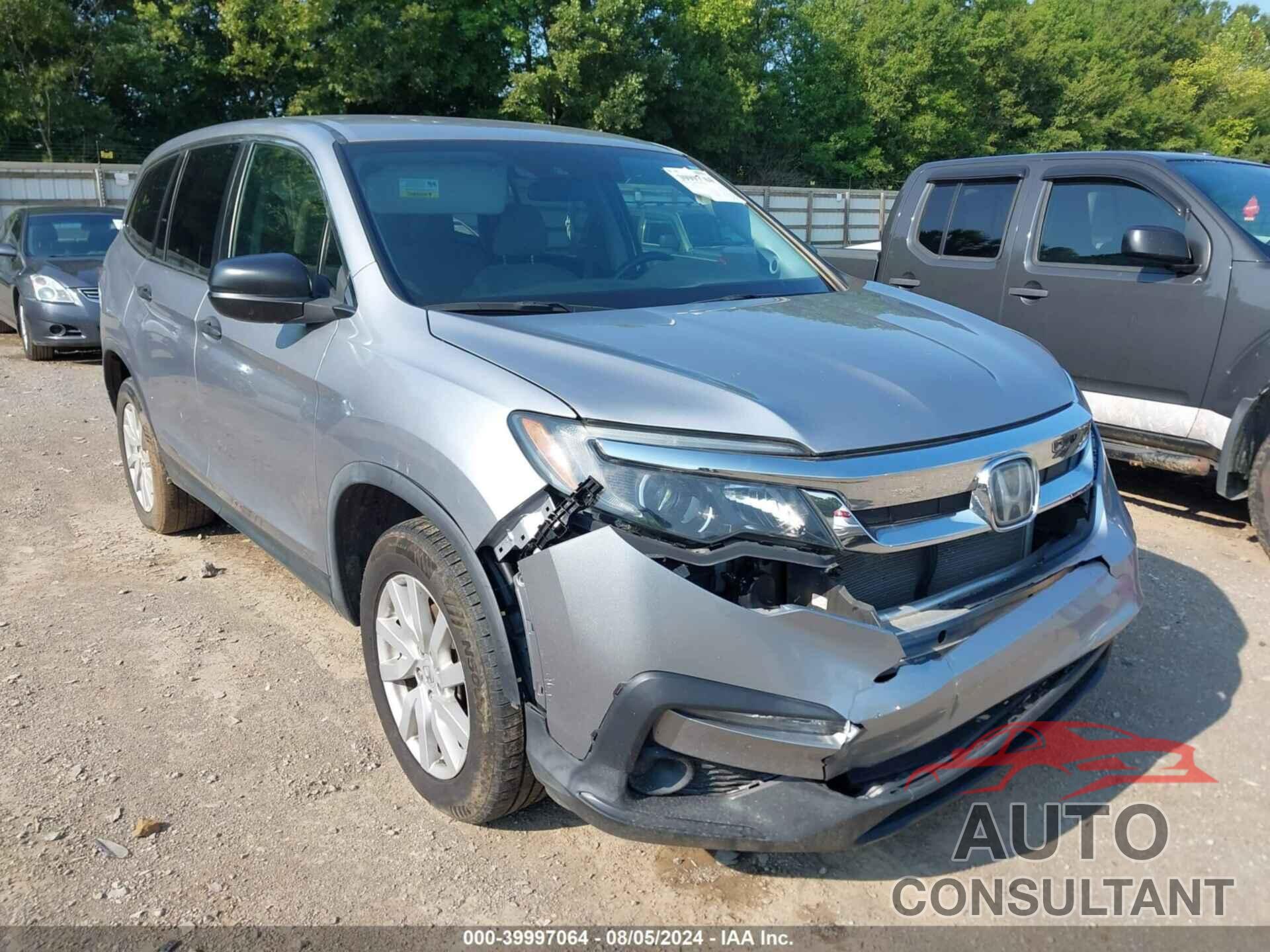 HONDA PILOT 2019 - 5FNYF6H13KB097667