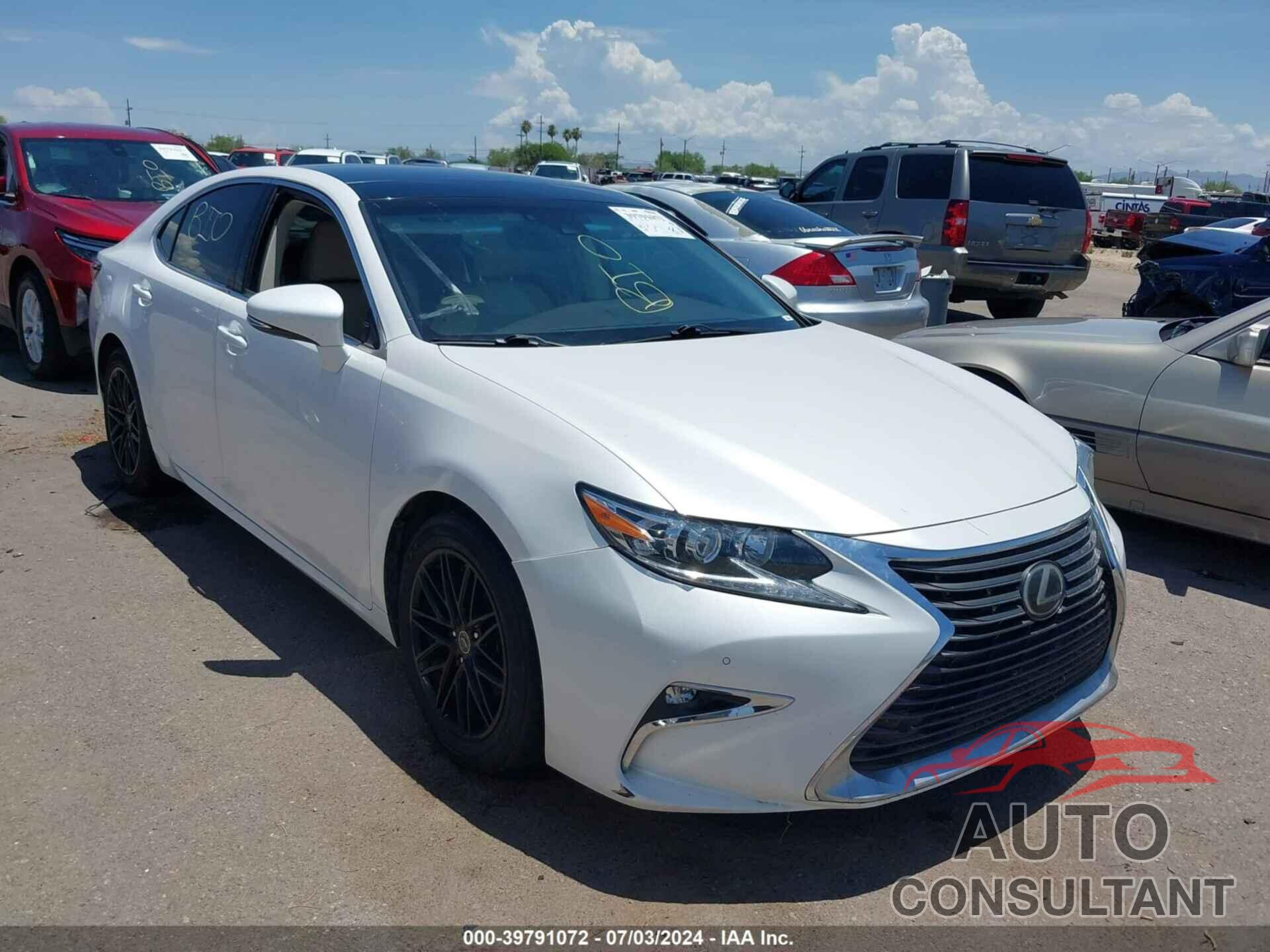 LEXUS ES 350 2017 - 58ABK1GG2HU053027