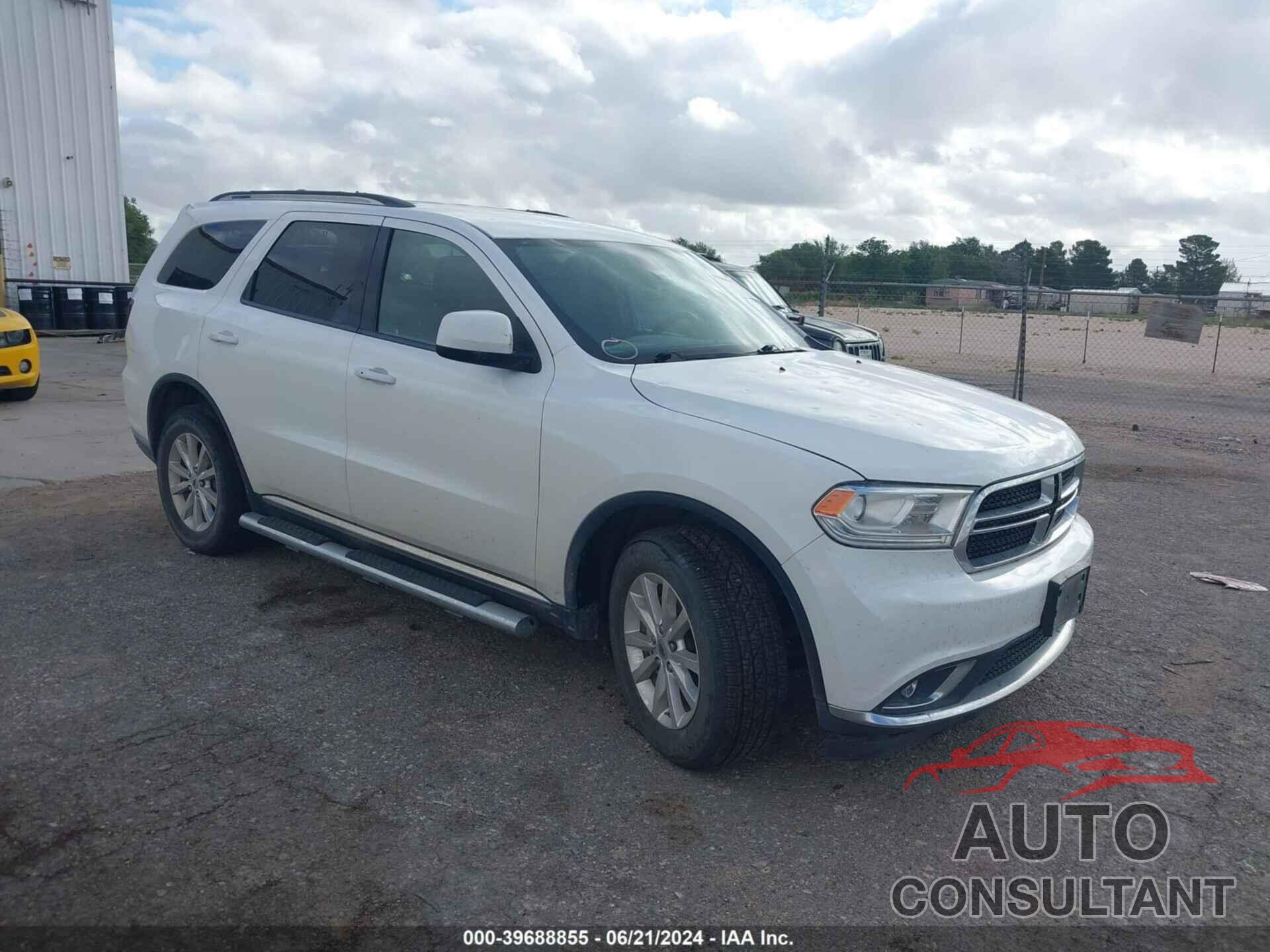 DODGE DURANGO 2020 - 1C4RDJAG7LC382365