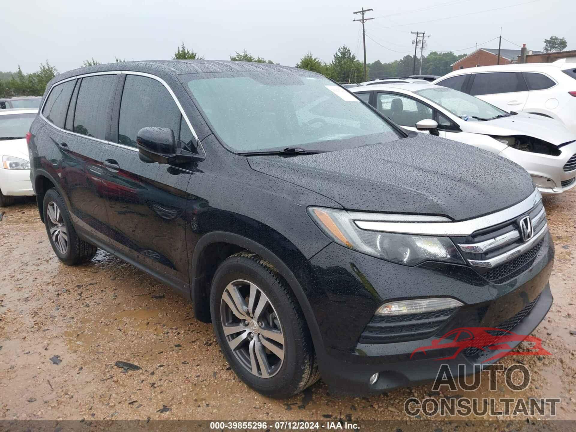 HONDA PILOT 2017 - 5FNYF5H55HB025911