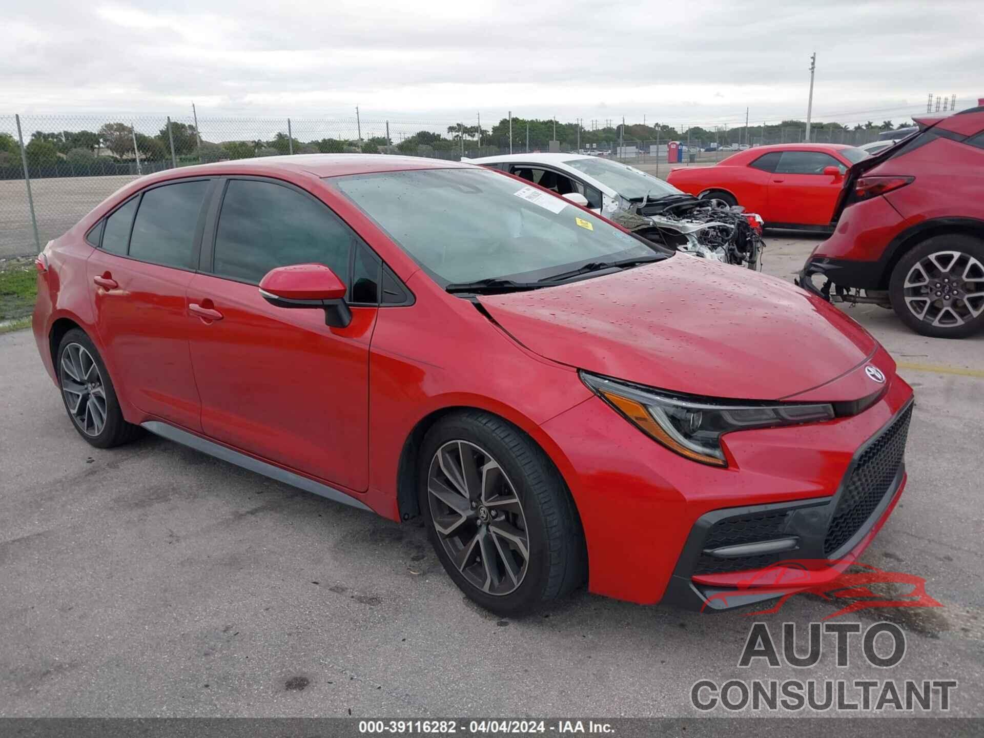 TOYOTA COROLLA 2020 - 5YFS4RCE0LP054725