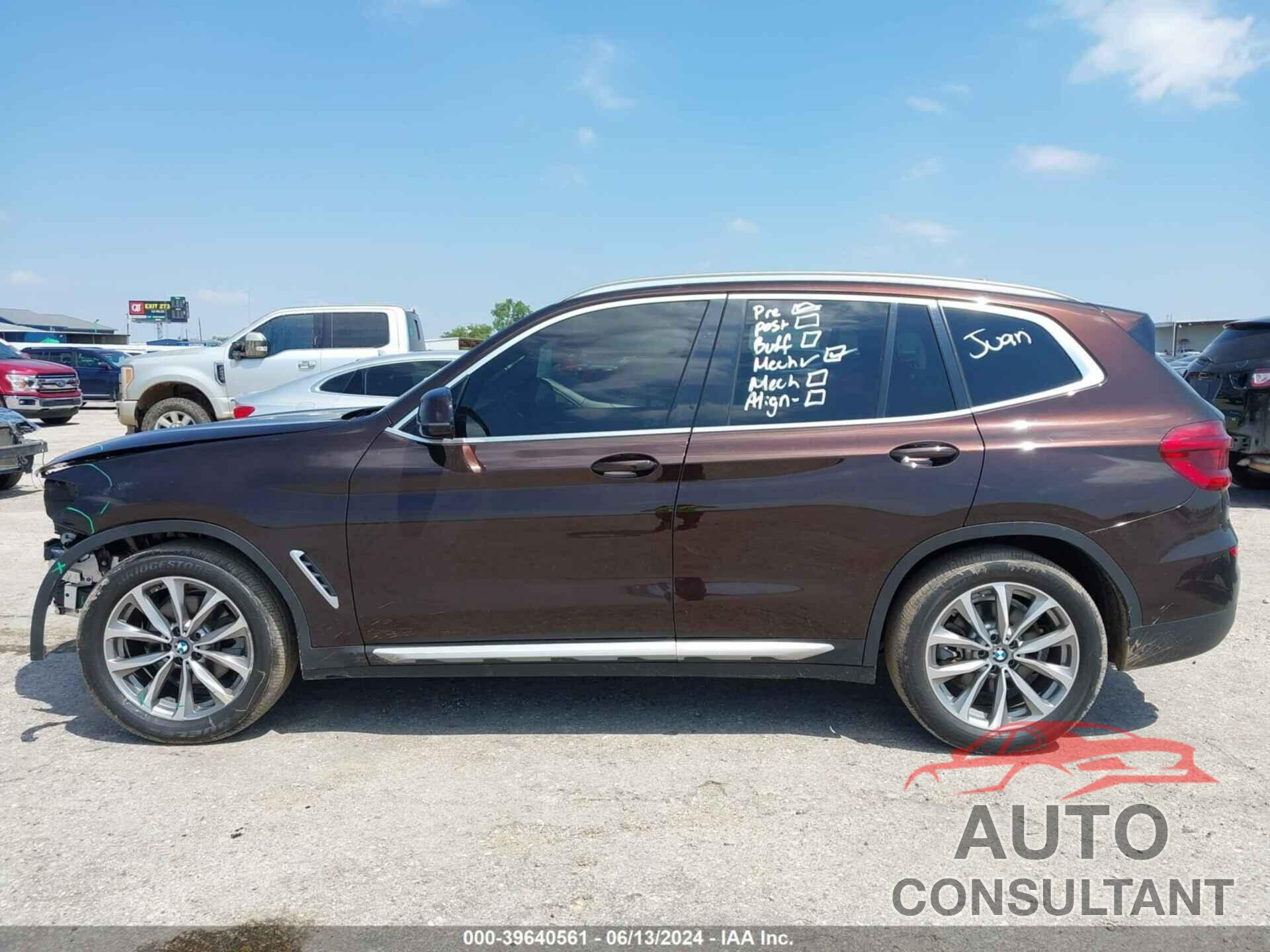 BMW X3 2019 - 5UXTR9C58KLP91313