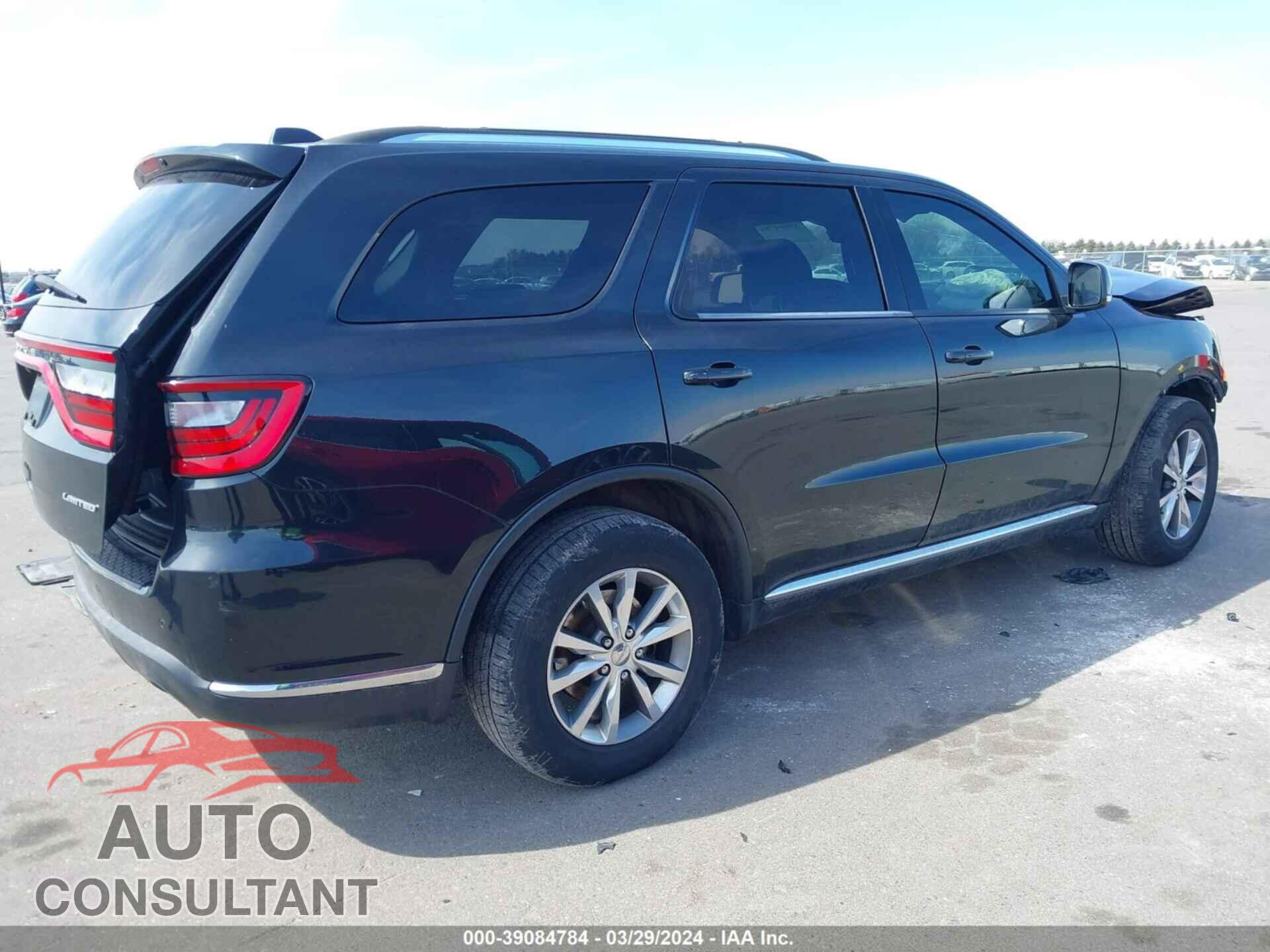 DODGE DURANGO 2016 - 1C4RDJDG0GC375002