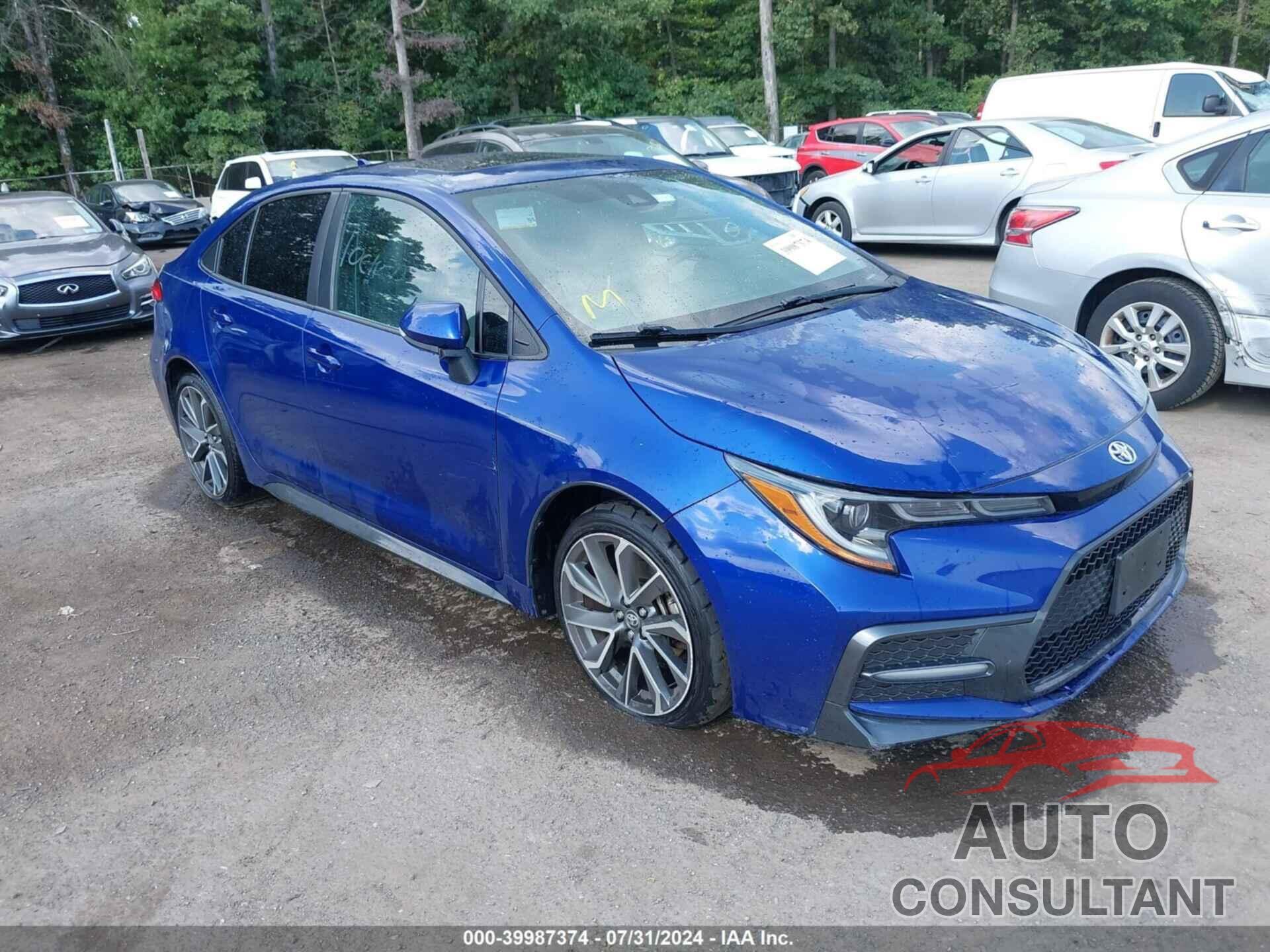 TOYOTA COROLLA 2021 - JTDP4MCE7MJ059788