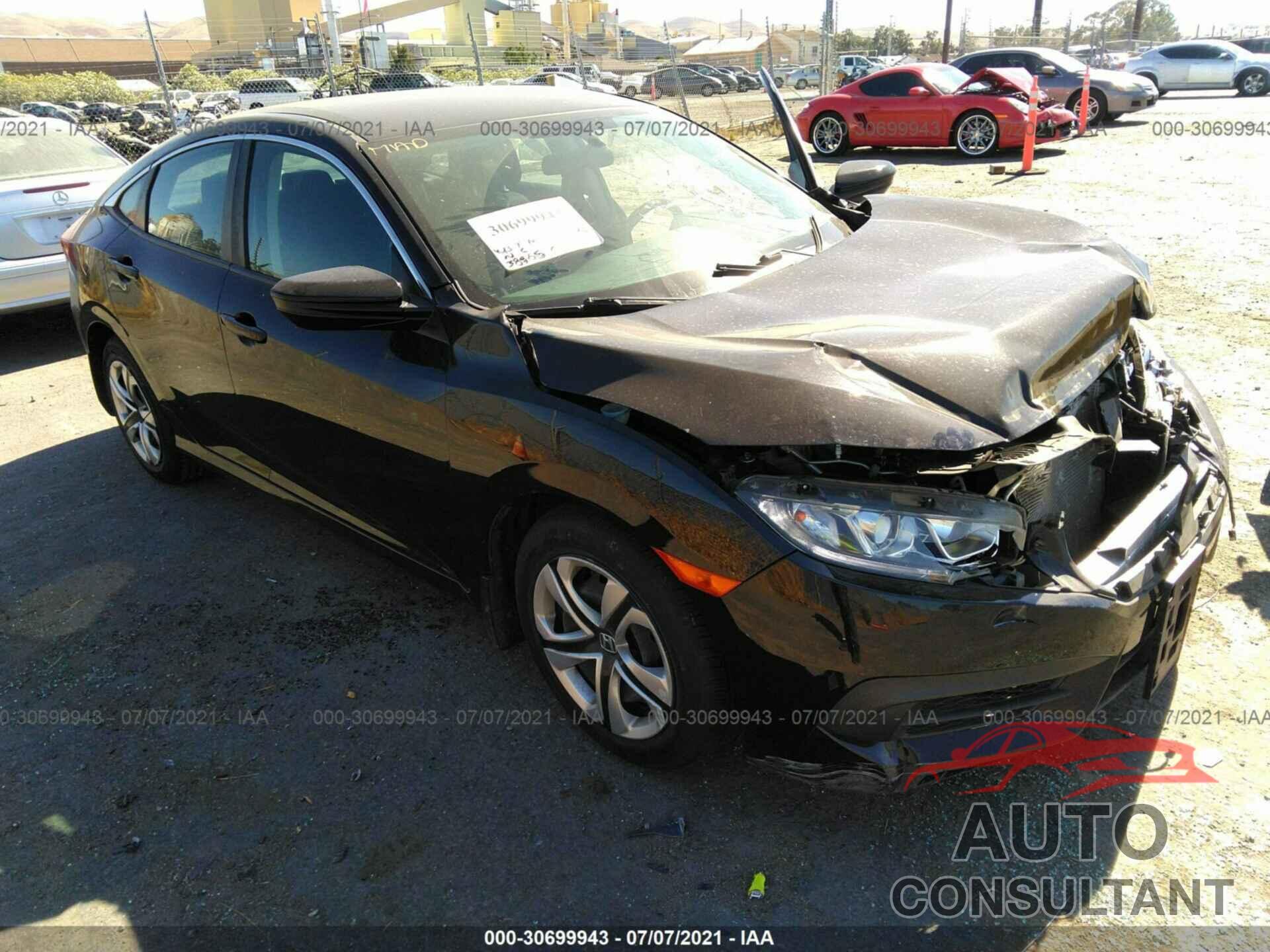 HONDA CIVIC SEDAN 2017 - 19XFC2F53HE202897