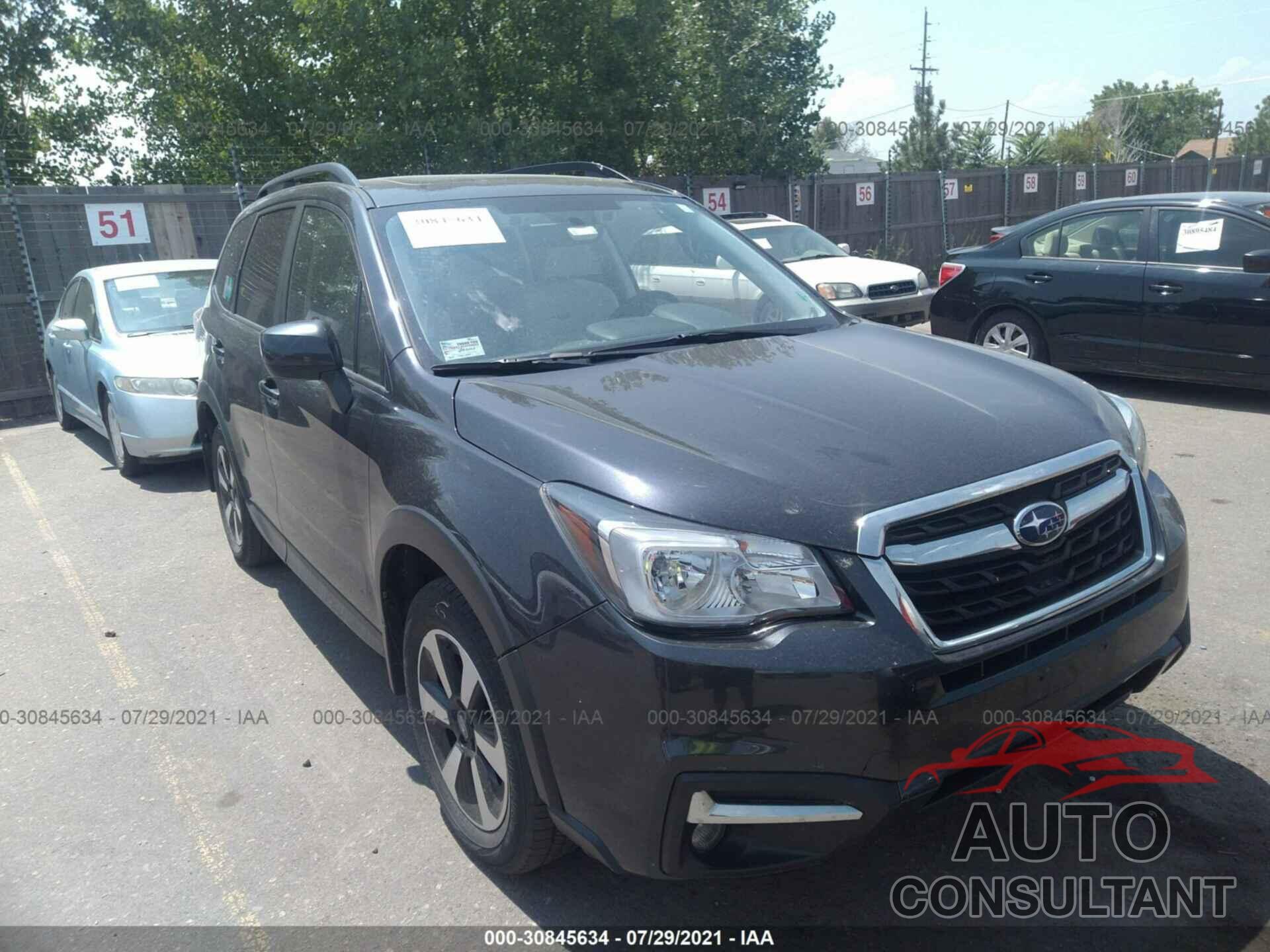SUBARU FORESTER 2018 - JF2SJAGC4JH498641