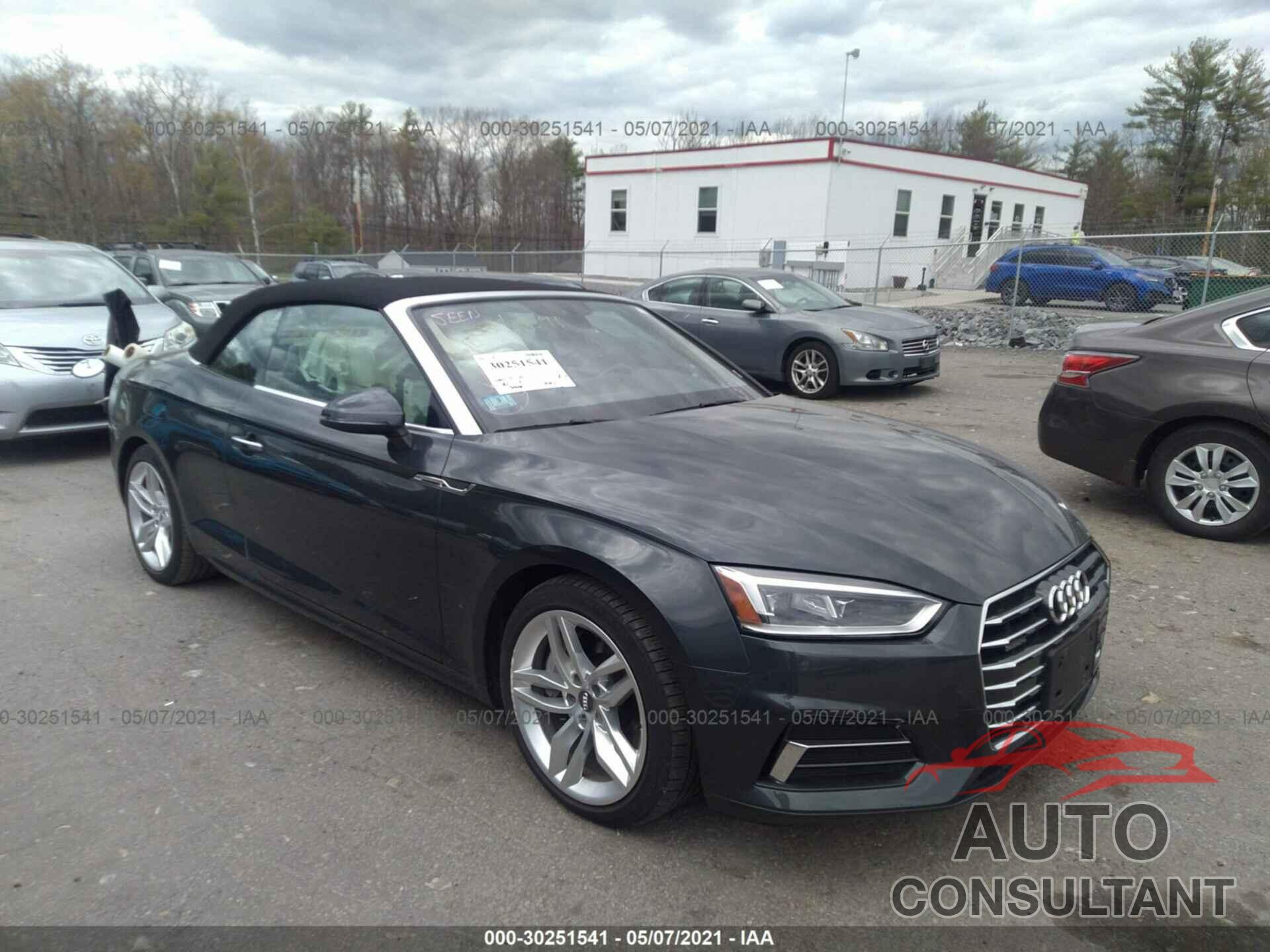 AUDI A5 CABRIOLET 2019 - WAUYNGF5XKN001773