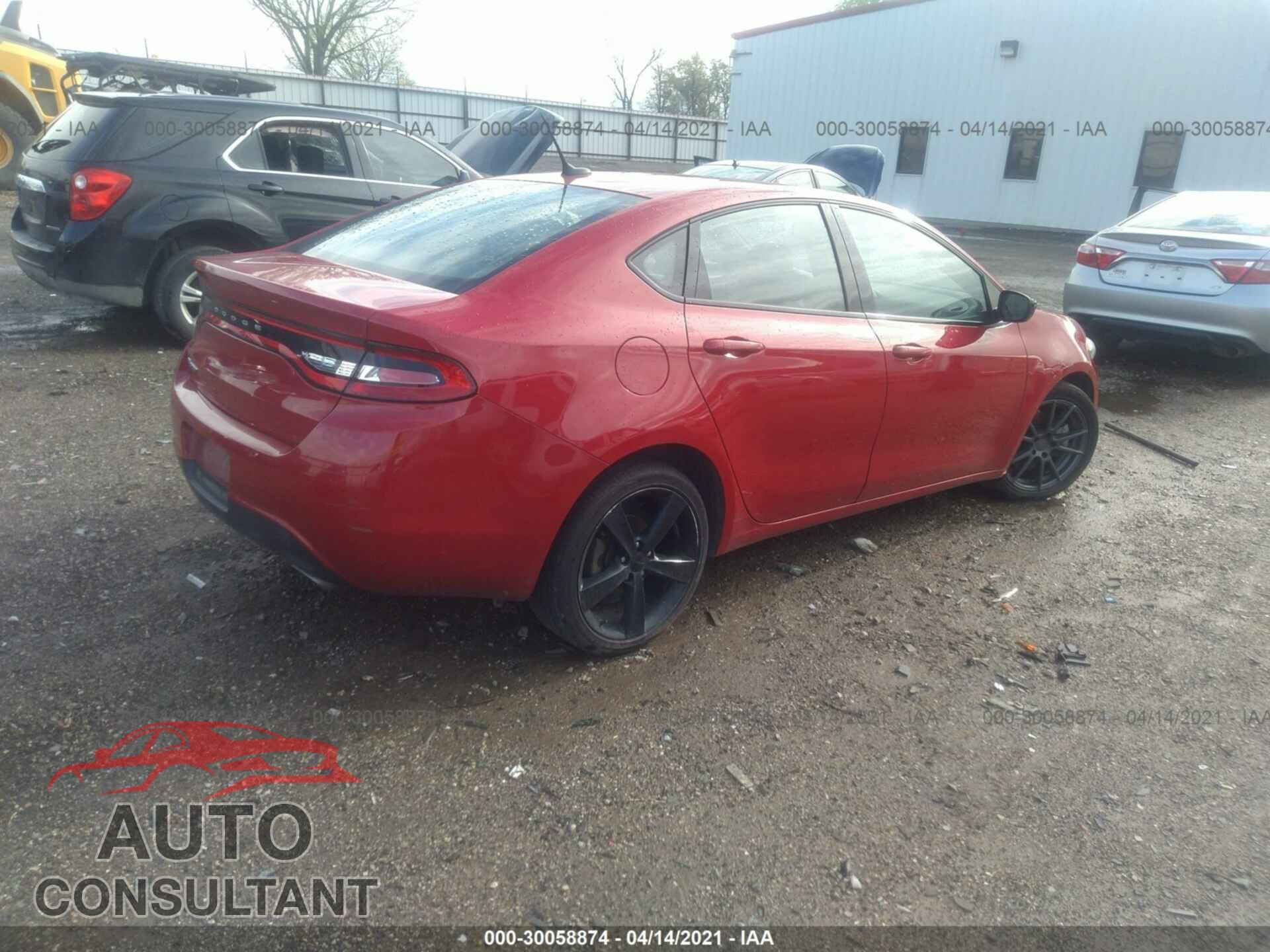 DODGE DART 2016 - 1C3CDFBB6GD530483