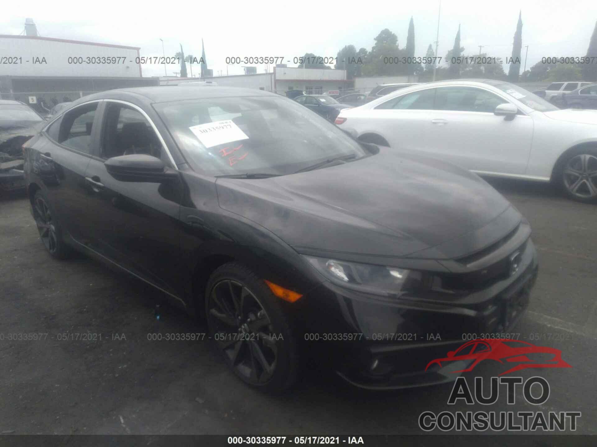 HONDA CIVIC SEDAN 2019 - 2HGFC2F81KH590140