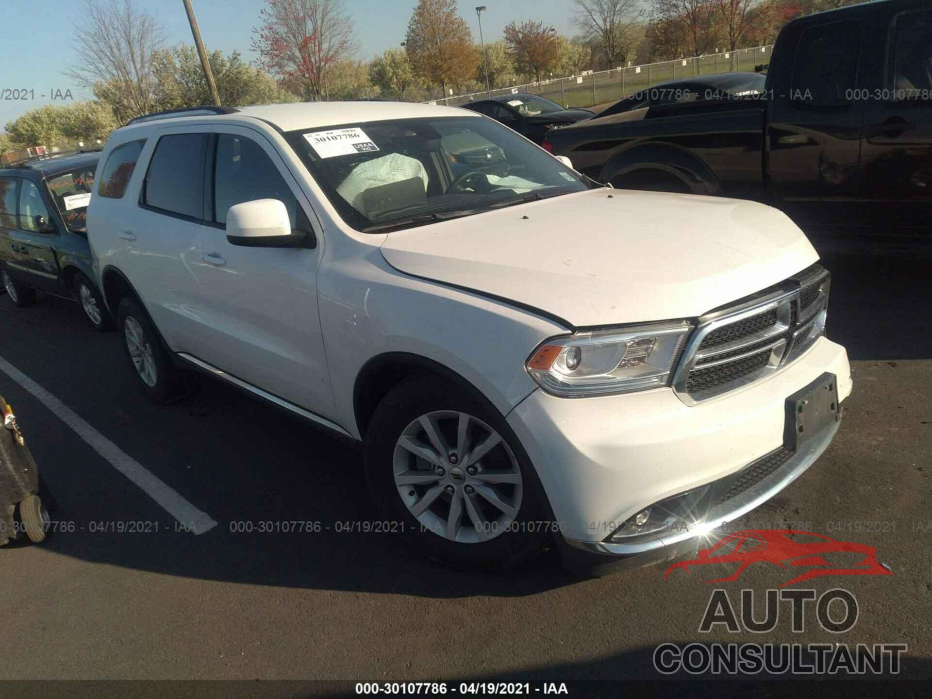 DODGE DURANGO 2020 - 1C4RDJAG8LC124792