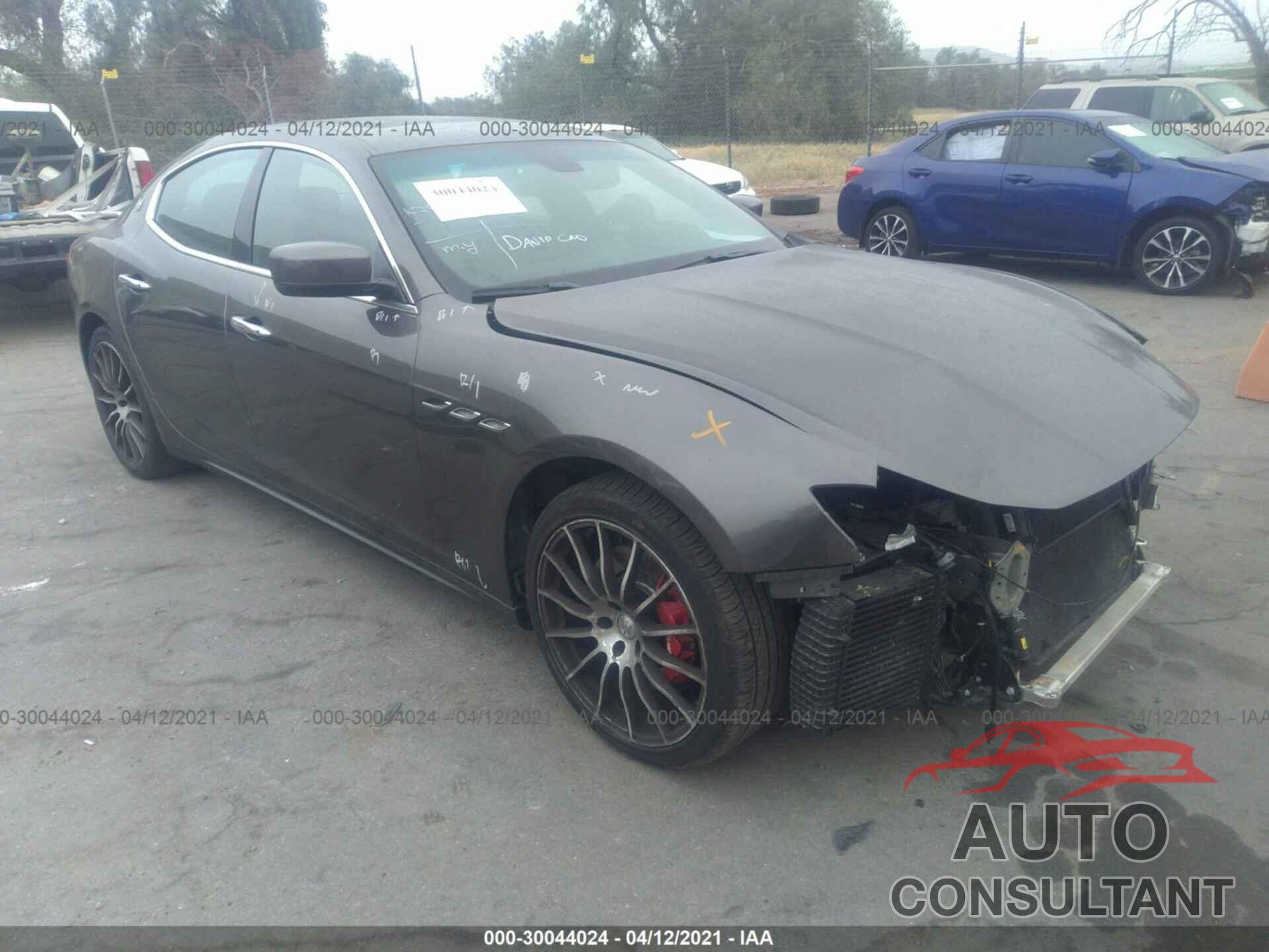 MASERATI GHIBLI 2016 - ZAM57RSA5G1175629