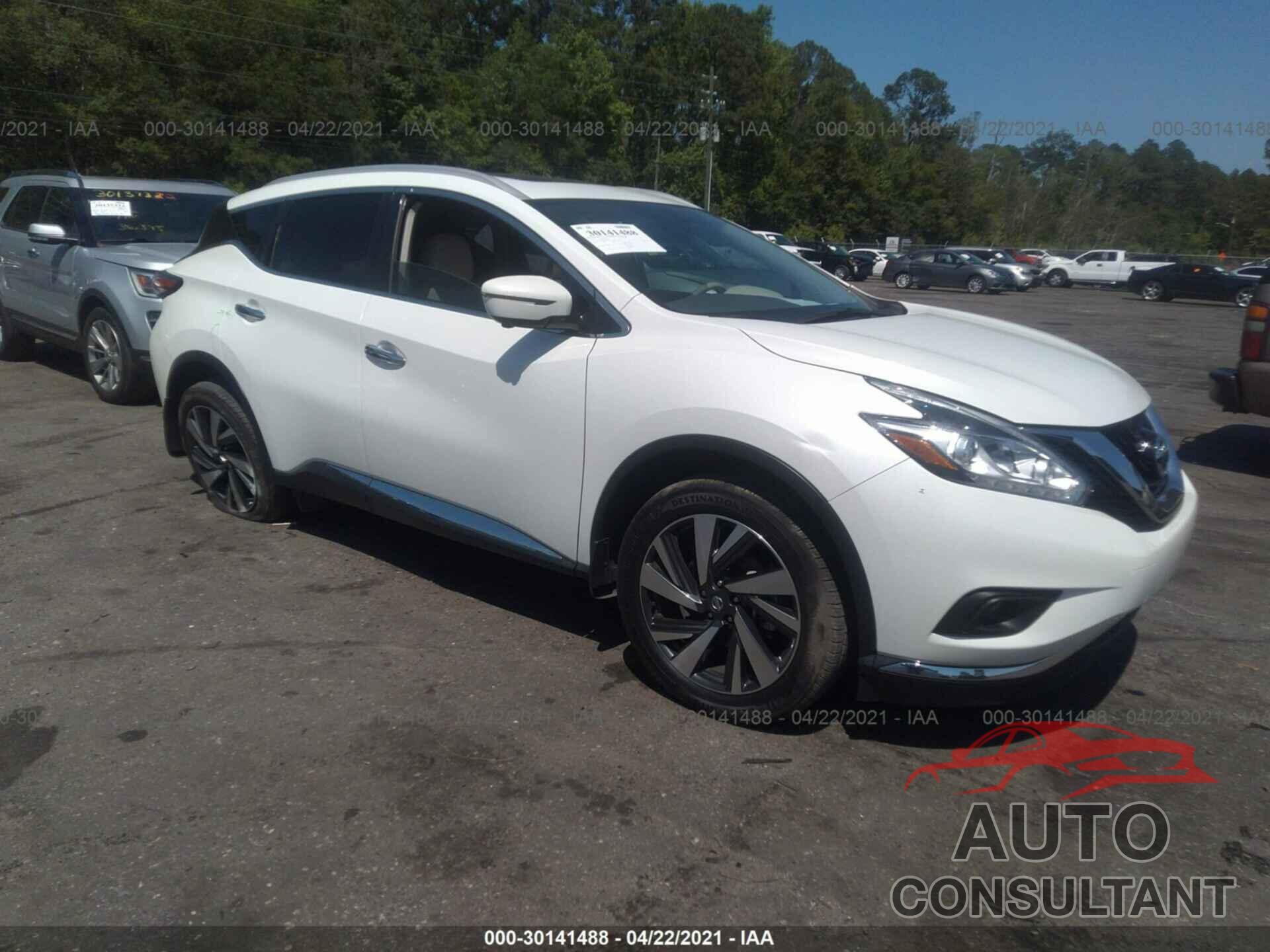 NISSAN MURANO 2018 - 5N1AZ2MH0JN186421