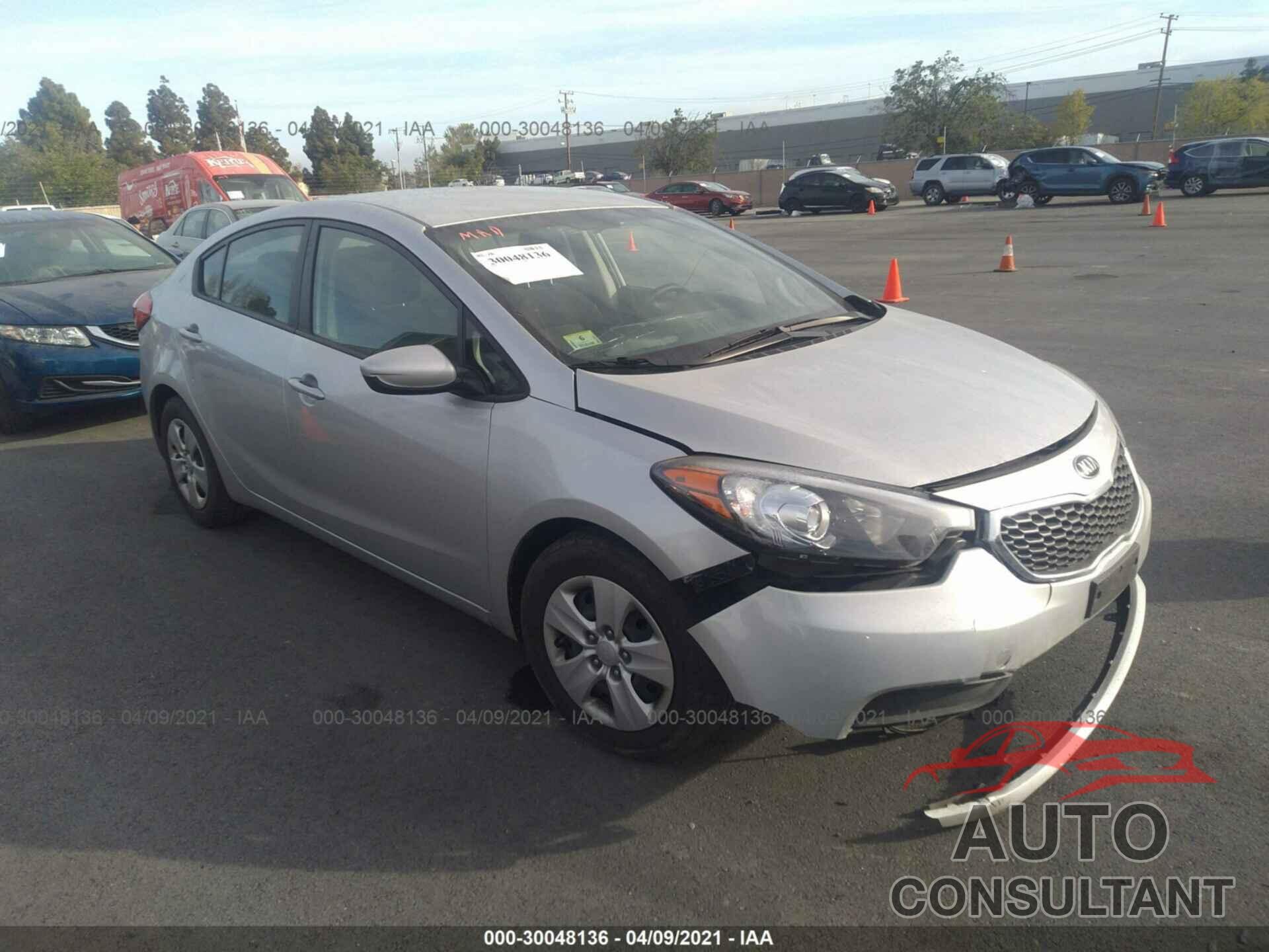 KIA FORTE 2016 - KNAFK4A68G5446115