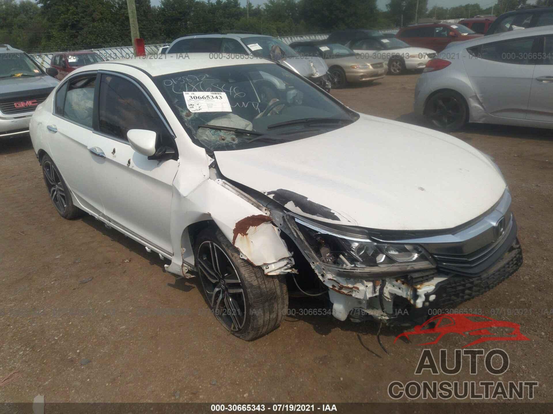 HONDA ACCORD SEDAN 2016 - 1HGCR2F64GA013138
