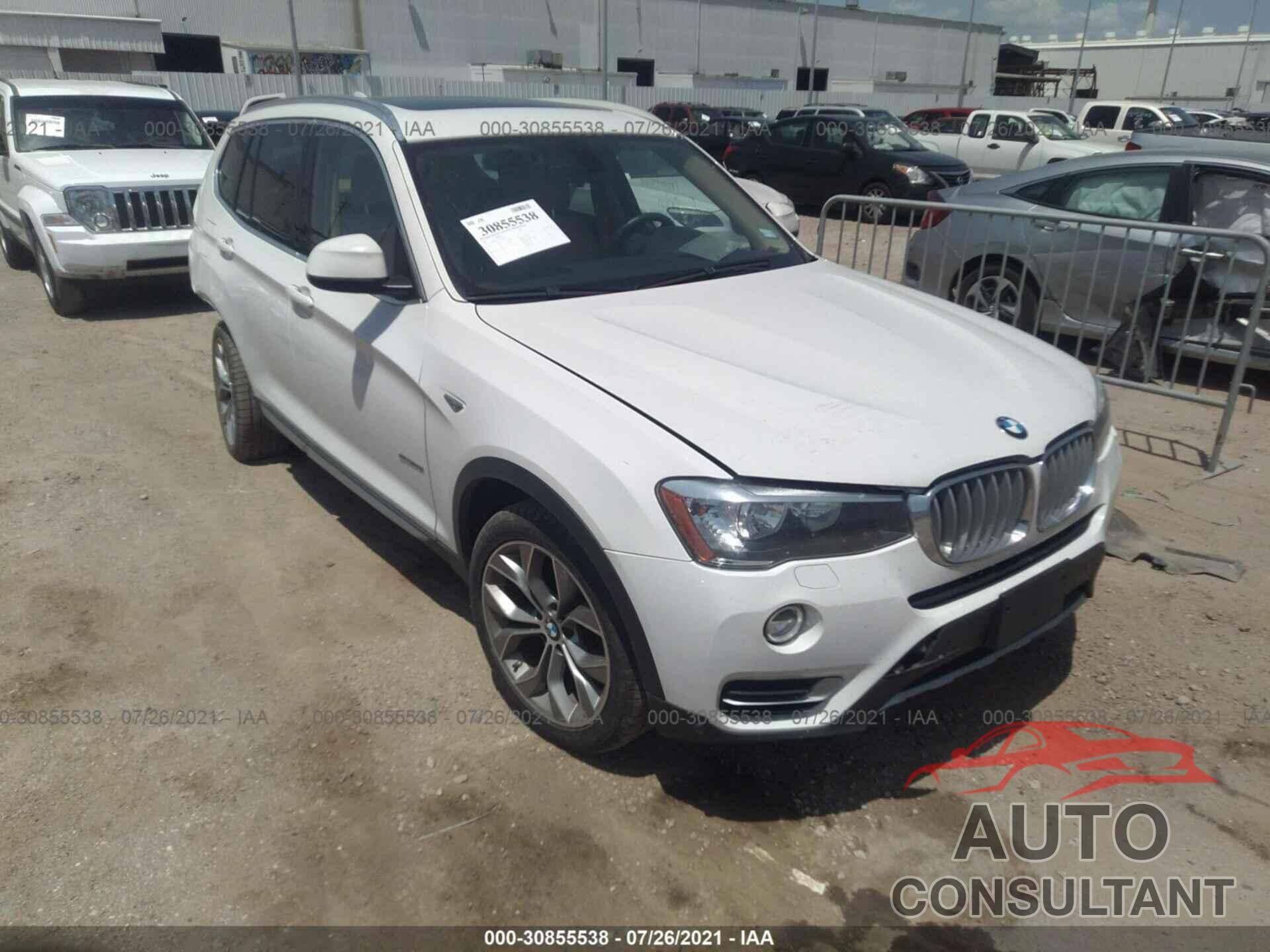 BMW X3 2017 - 5UXWZ7C39H0V87923