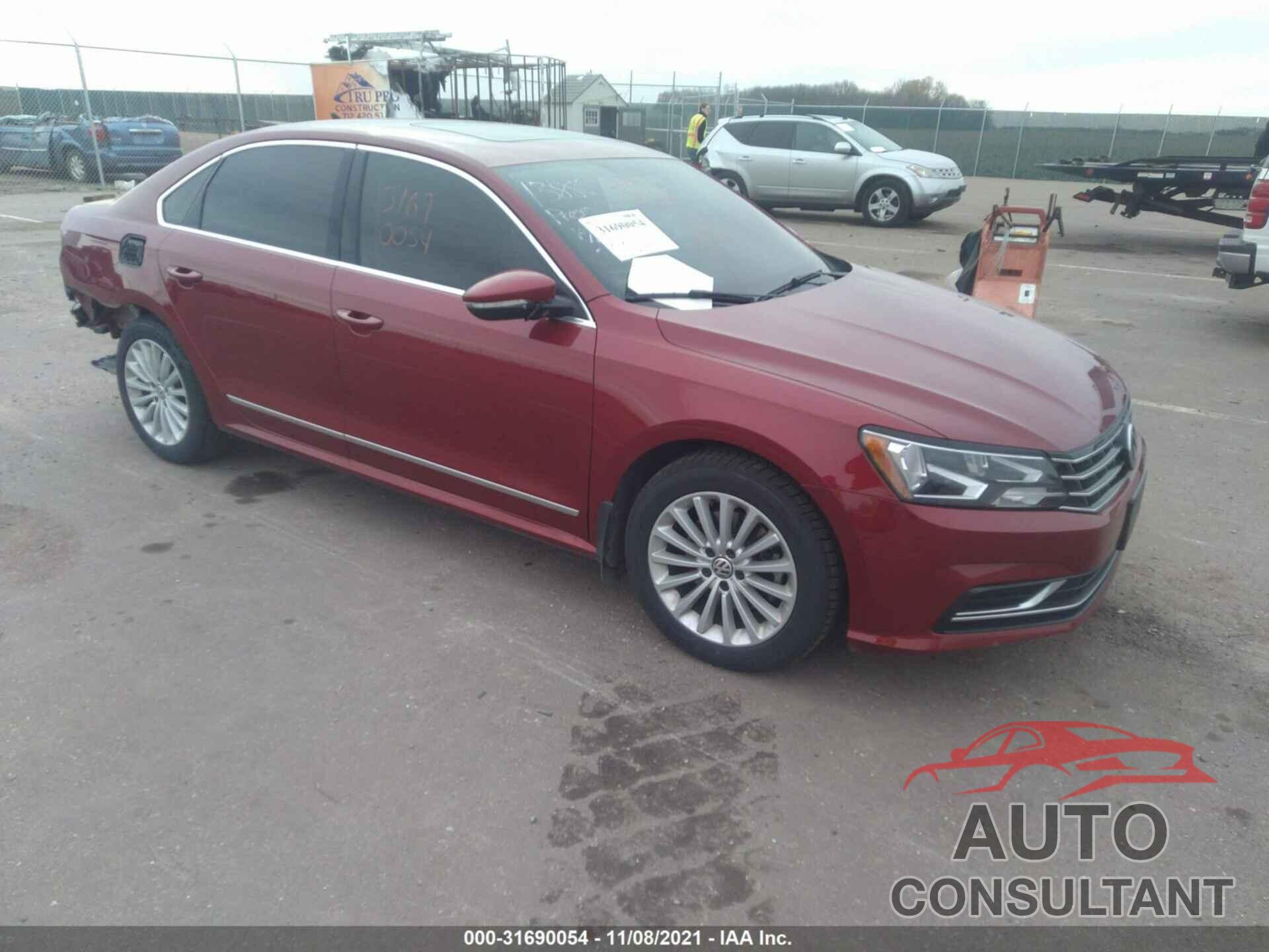 VOLKSWAGEN PASSAT 2017 - 1VWBT7A39HC025939