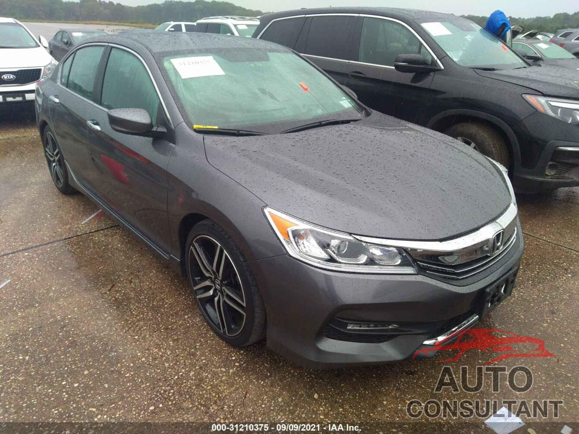 HONDA ACCORD SEDAN 2016 - 1HGCR2F5XGA054526