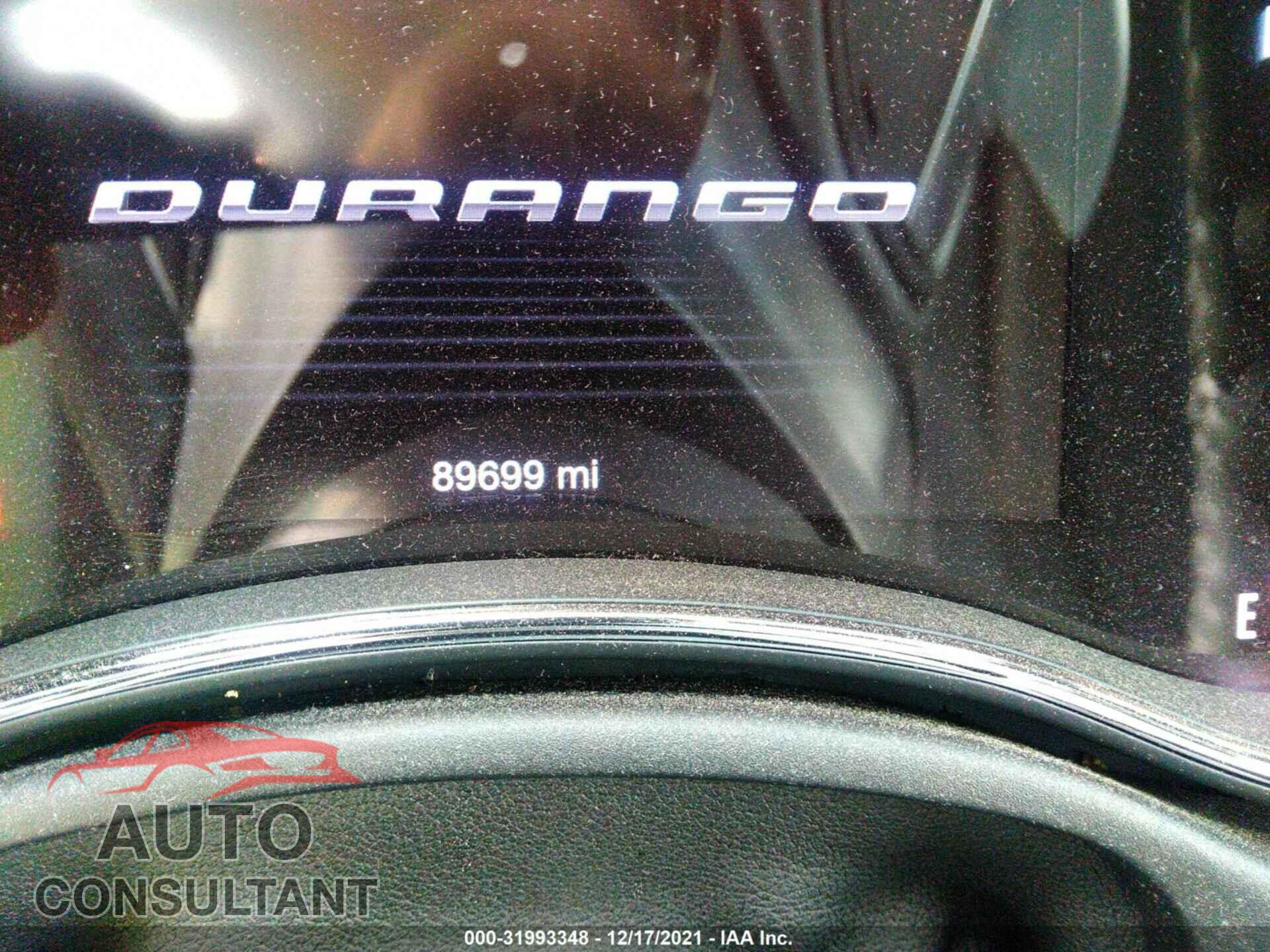 DODGE DURANGO 2016 - 1C4RDJAG4GC430555