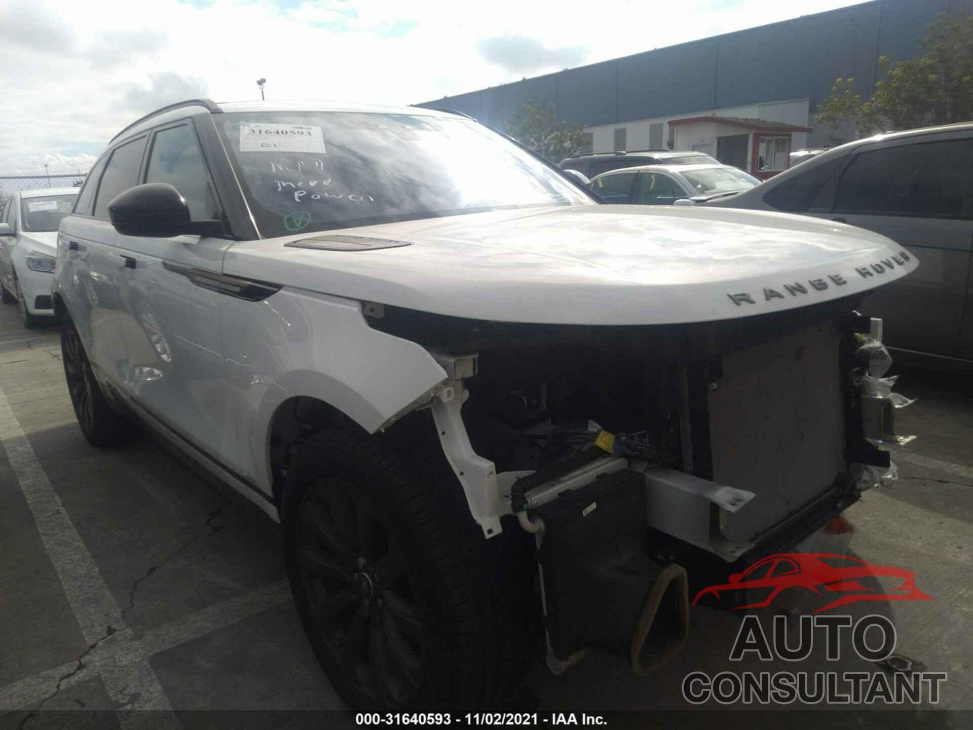 LAND ROVER RANGE ROVER VELAR 2019 - SALYL2EX5KA778912