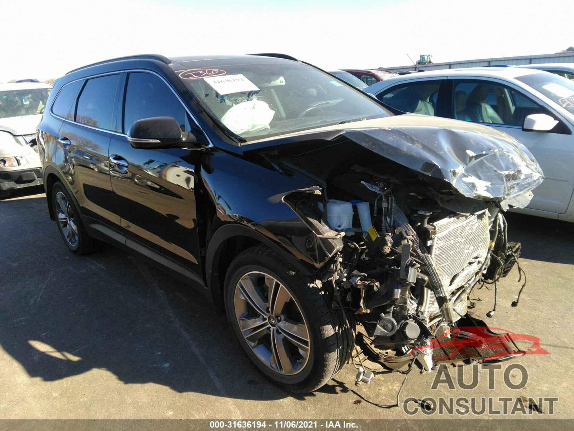 HYUNDAI SANTA FE 2016 - KM8SRDHF6GU163300
