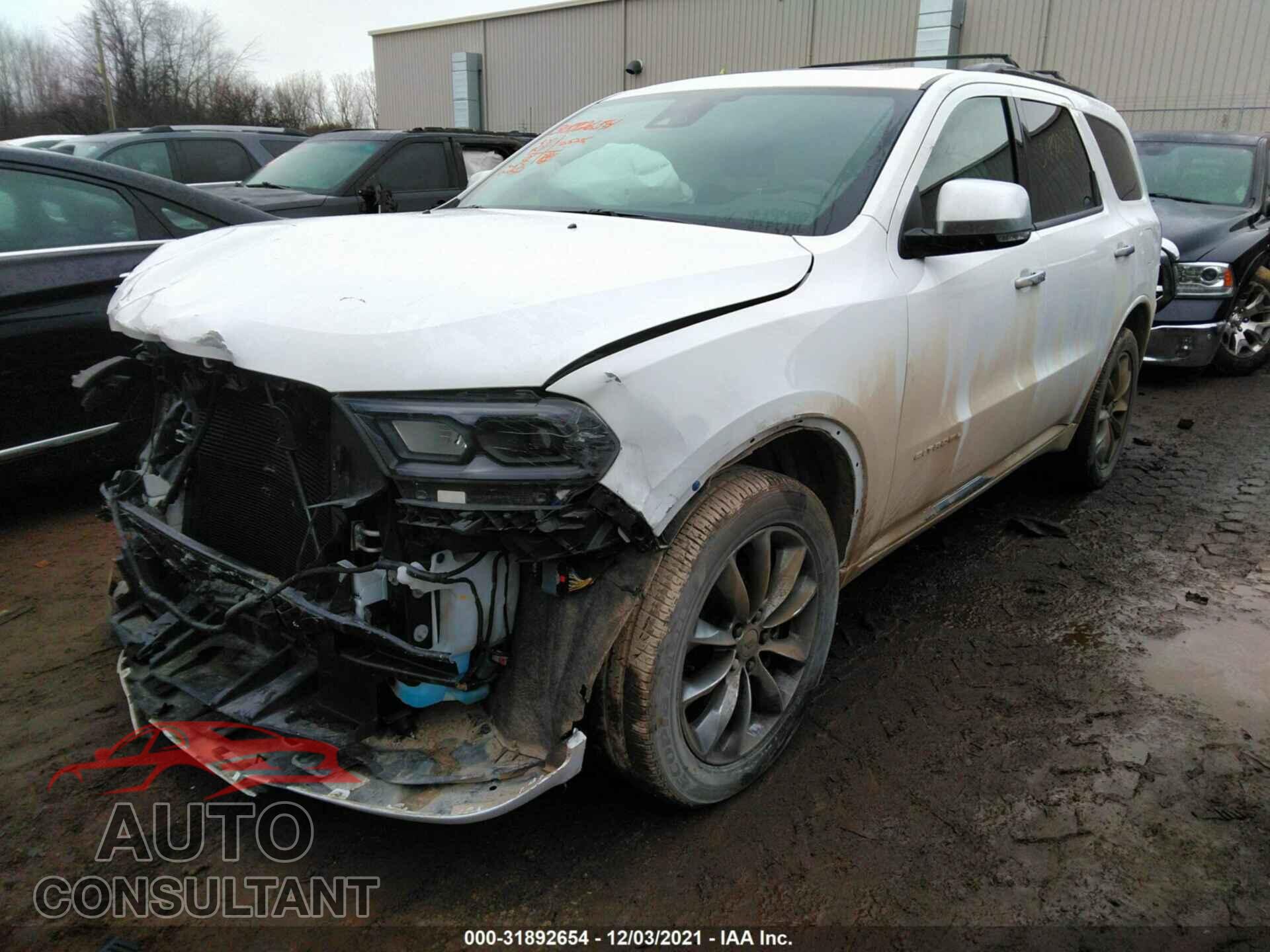 DODGE DURANGO 2021 - 1C4RDJEGXMC541035