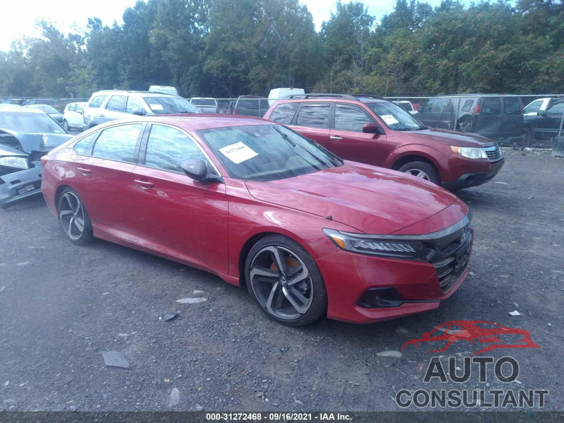 HONDA ACCORD SEDAN 2021 - 1HGCV1F48MA062682