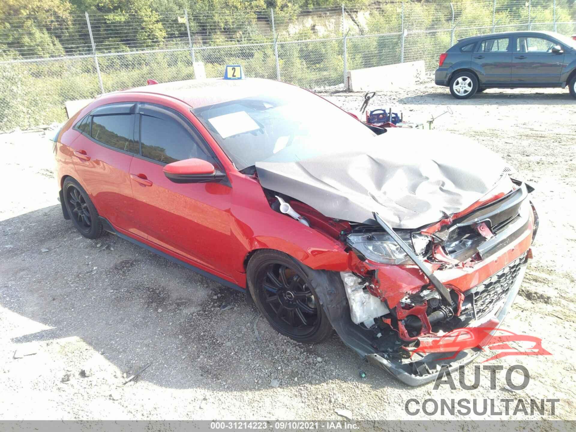 HONDA CIVIC HATCHBACK 2019 - SHHFK7H43KU407656