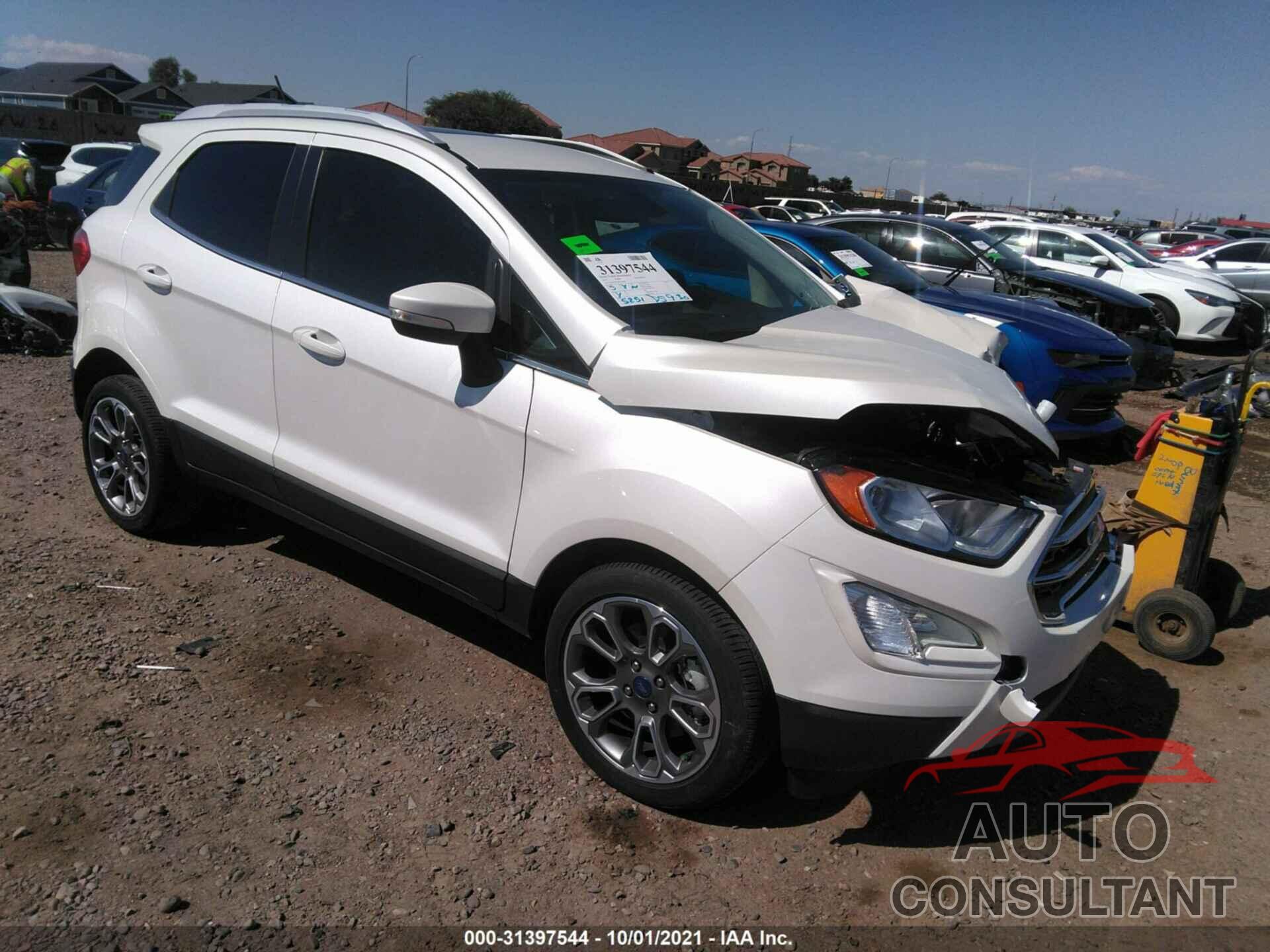 FORD ECOSPORT 2019 - MAJ3S2KE0KC288508