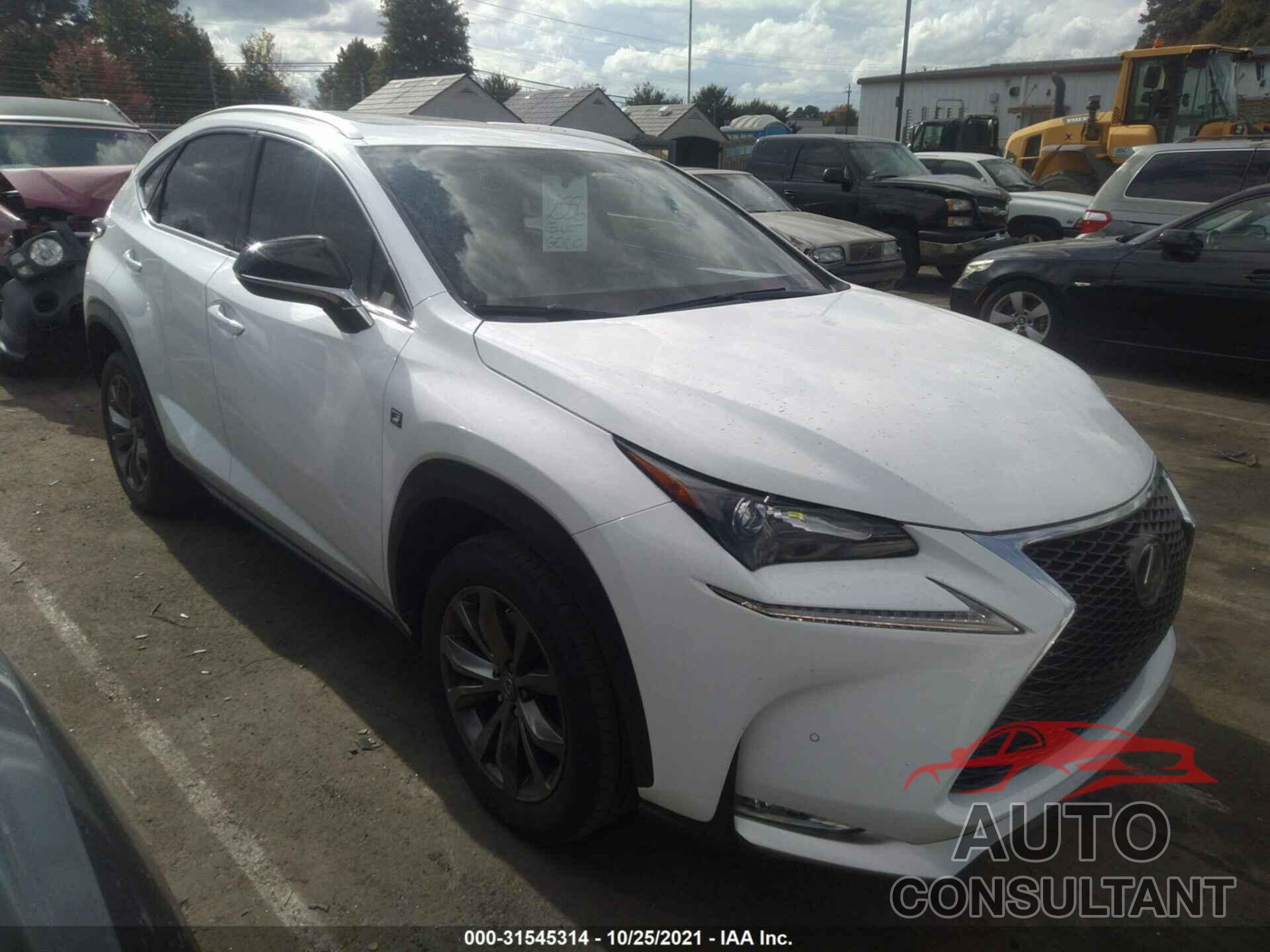 LEXUS NX 2017 - JTJBARBZ0H2136292