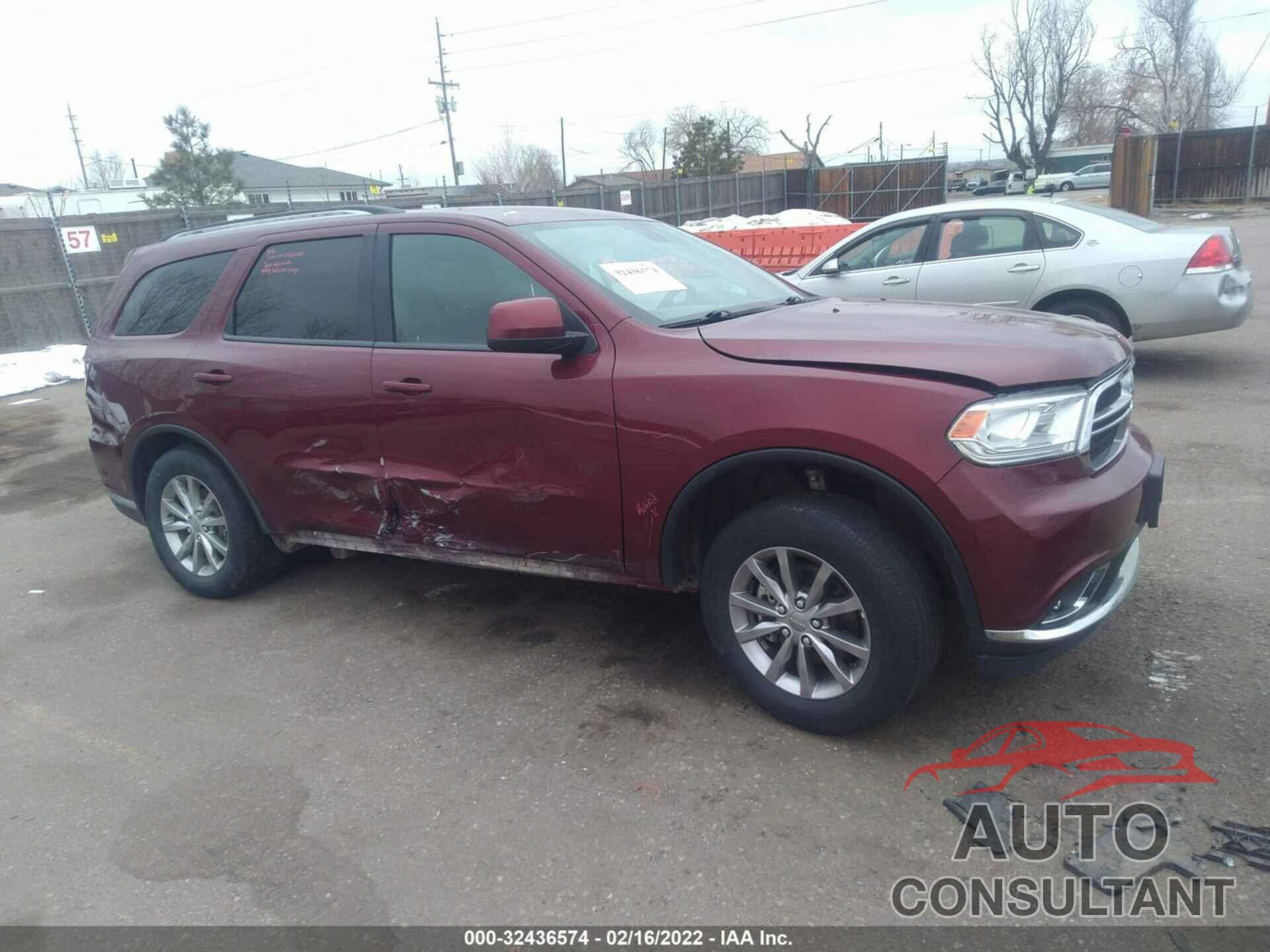 DODGE DURANGO 2017 - 1C4RDJAG9HC681217