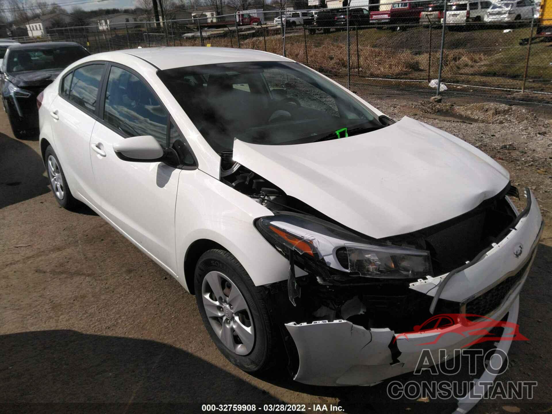 KIA FORTE 2017 - 3KPFK4A70HE047832