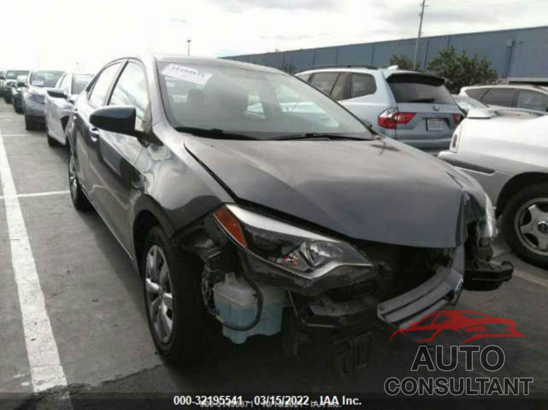 TOYOTA COROLLA 2016 - 5YFBURHE0GP502671
