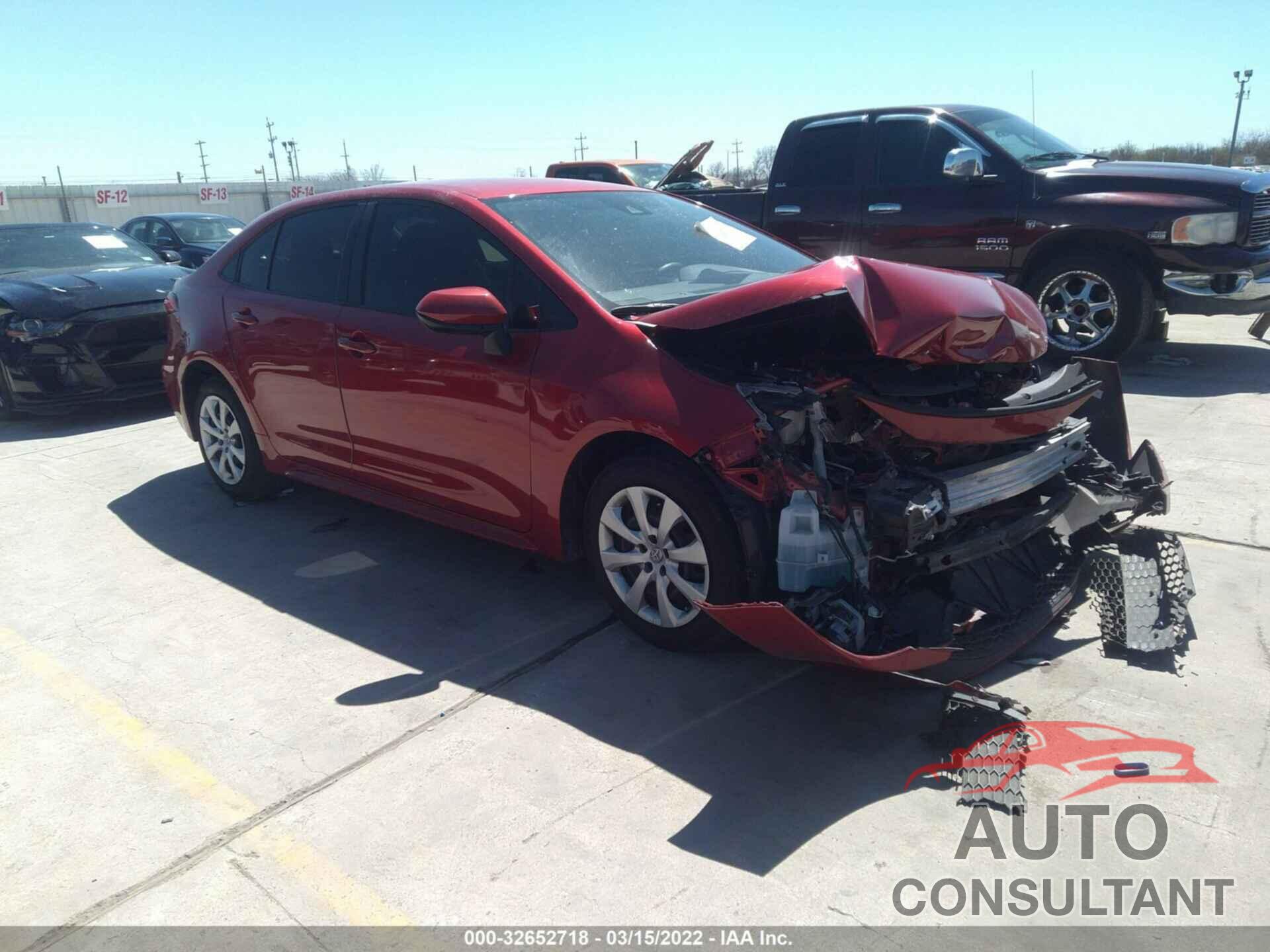 TOYOTA COROLLA 2020 - JTDEPRAEXLJ106776