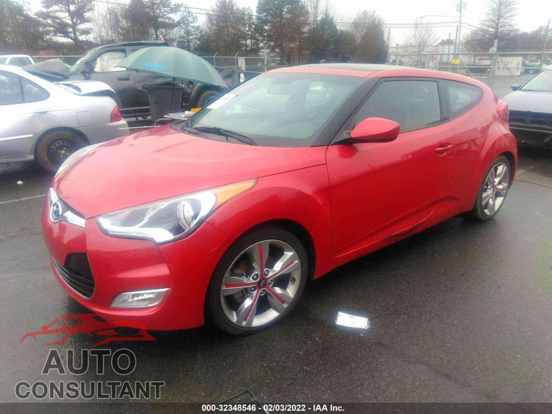 HYUNDAI VELOSTER 2016 - KMHTC6AD6GU296276