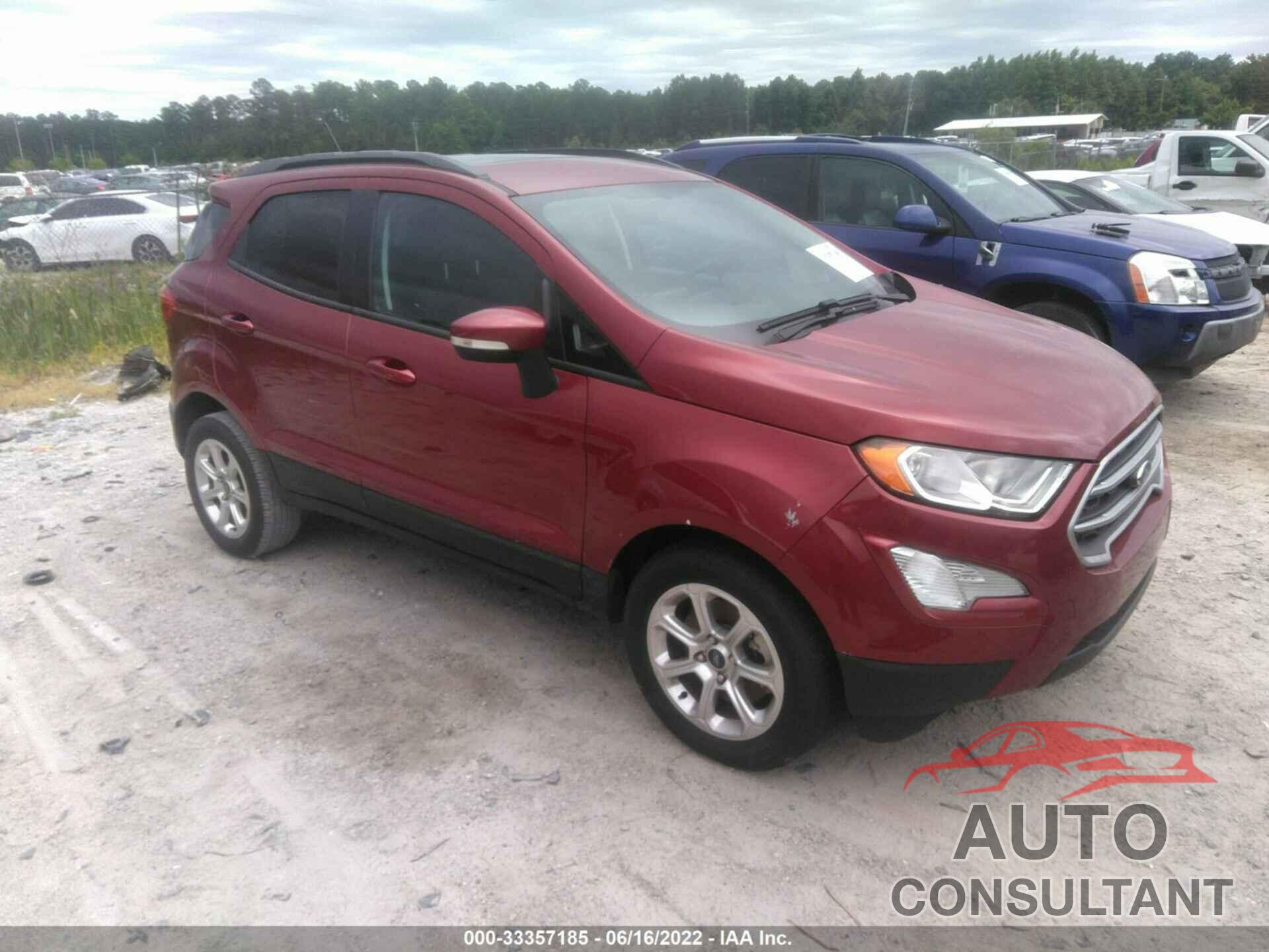 FORD ECOSPORT 2019 - MAJ3S2GE8KC276910