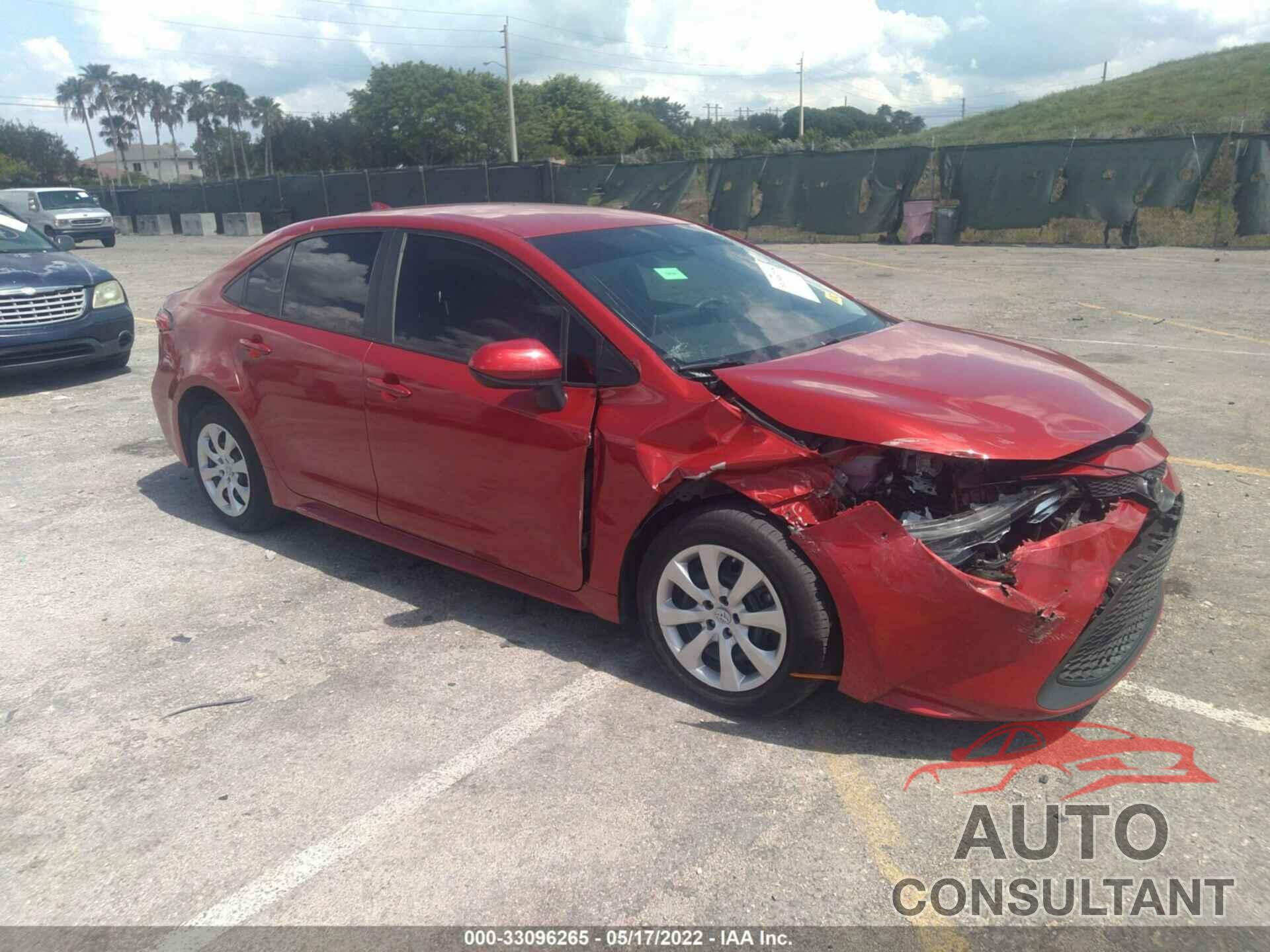 TOYOTA COROLLA 2020 - 5YFEPRAE6LP059631