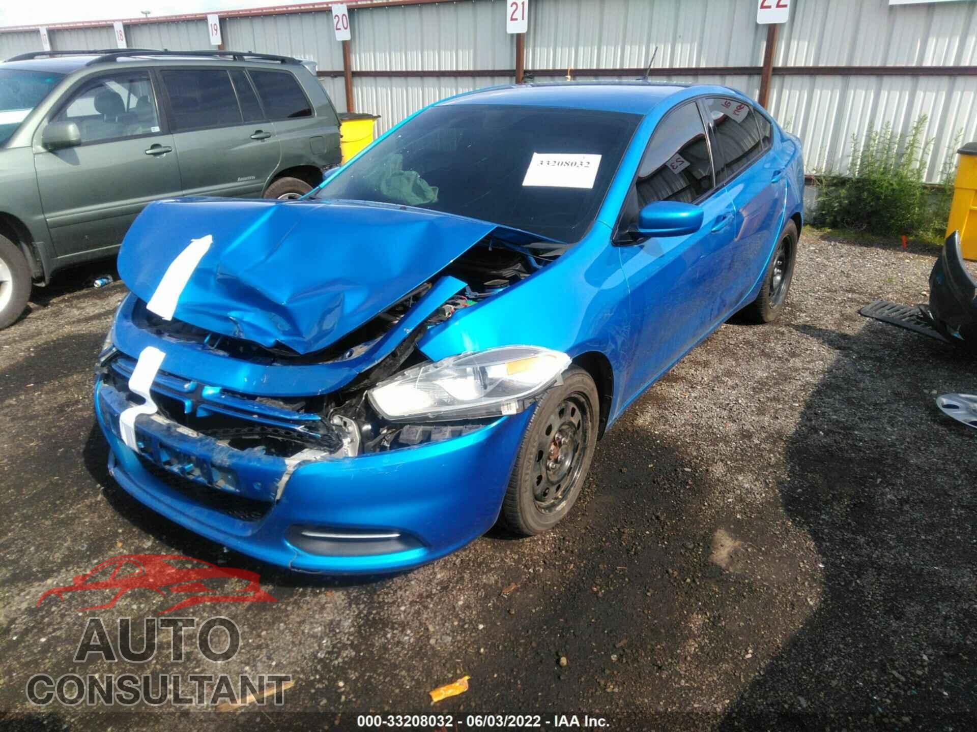 DODGE DART 2016 - 1C3CDFAA0GD504227