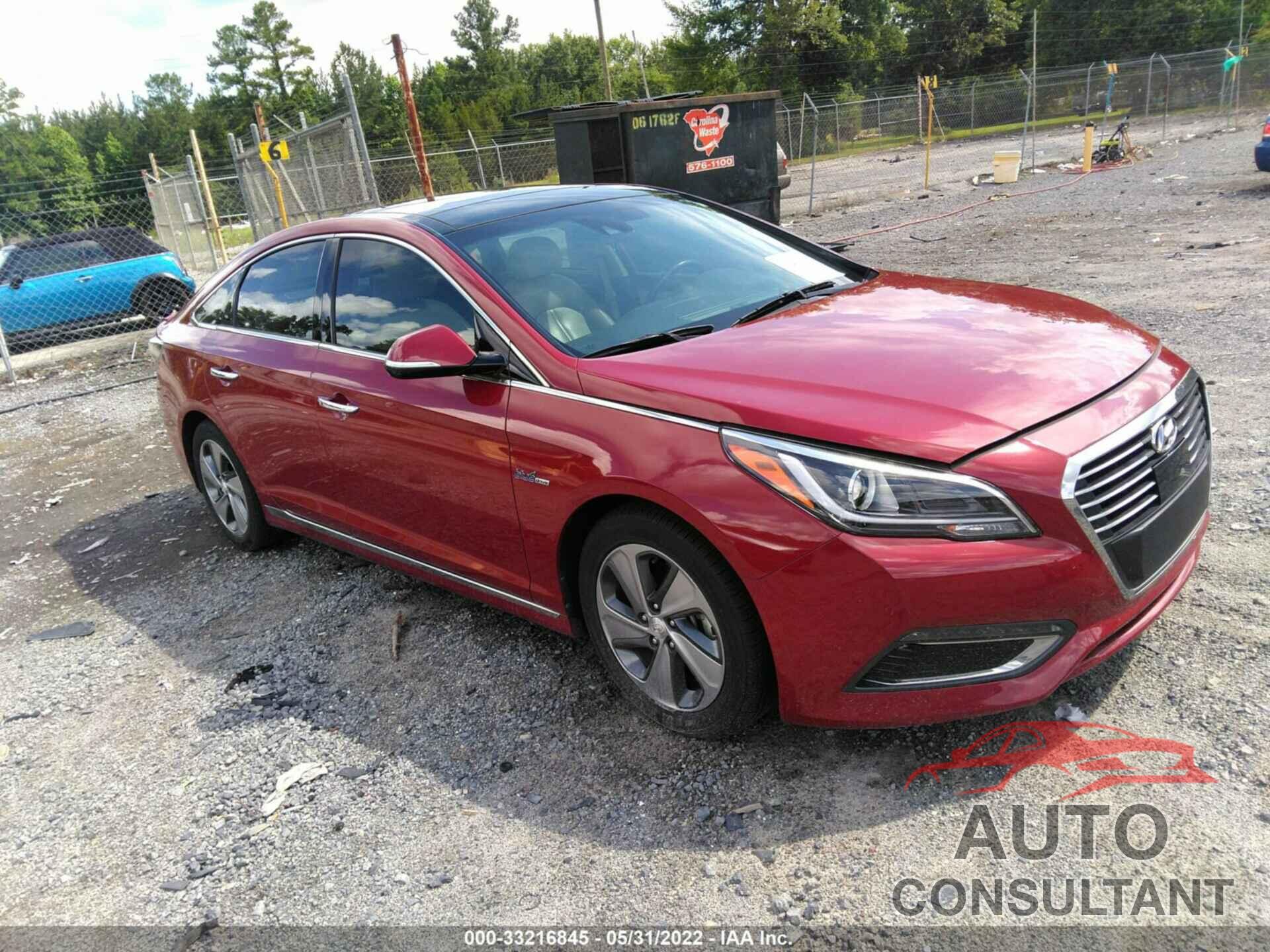 HYUNDAI SONATA HYBRID 2016 - KMHE34L11GA015695