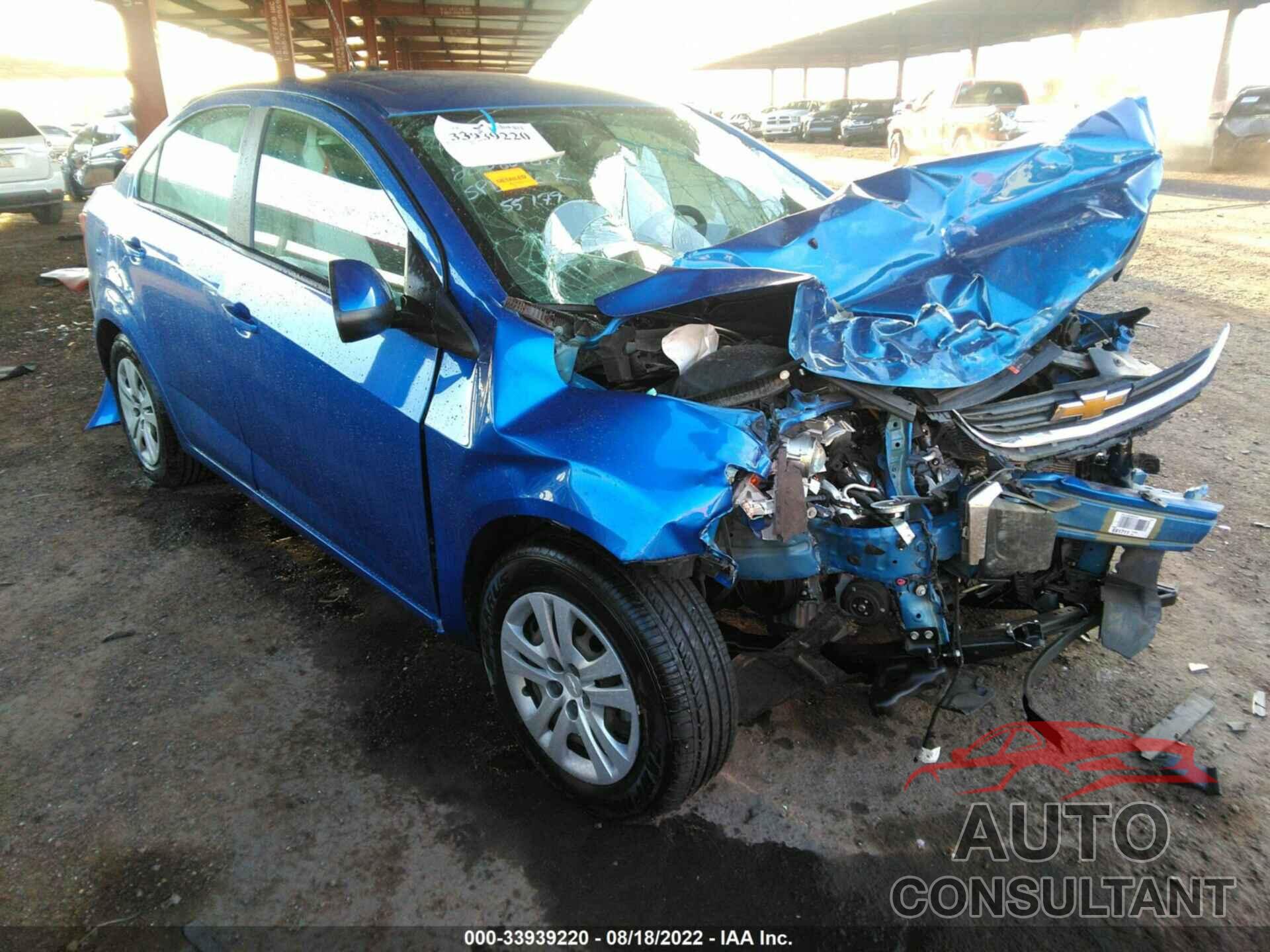 CHEVROLET SONIC 2017 - 1G1JB5SH8H4145234