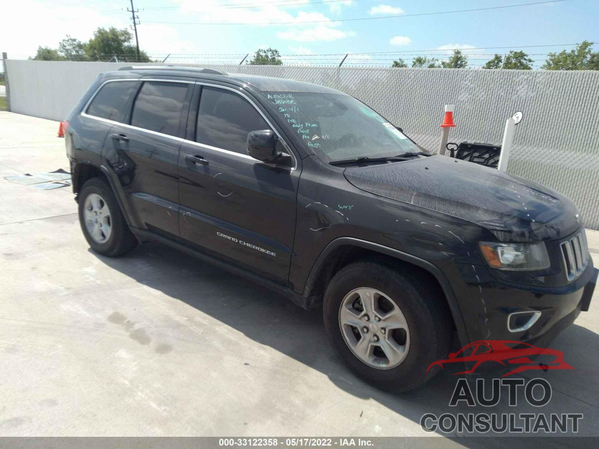 JEEP GRAND CHEROKEE 2016 - 1C4RJEAG0GC358527