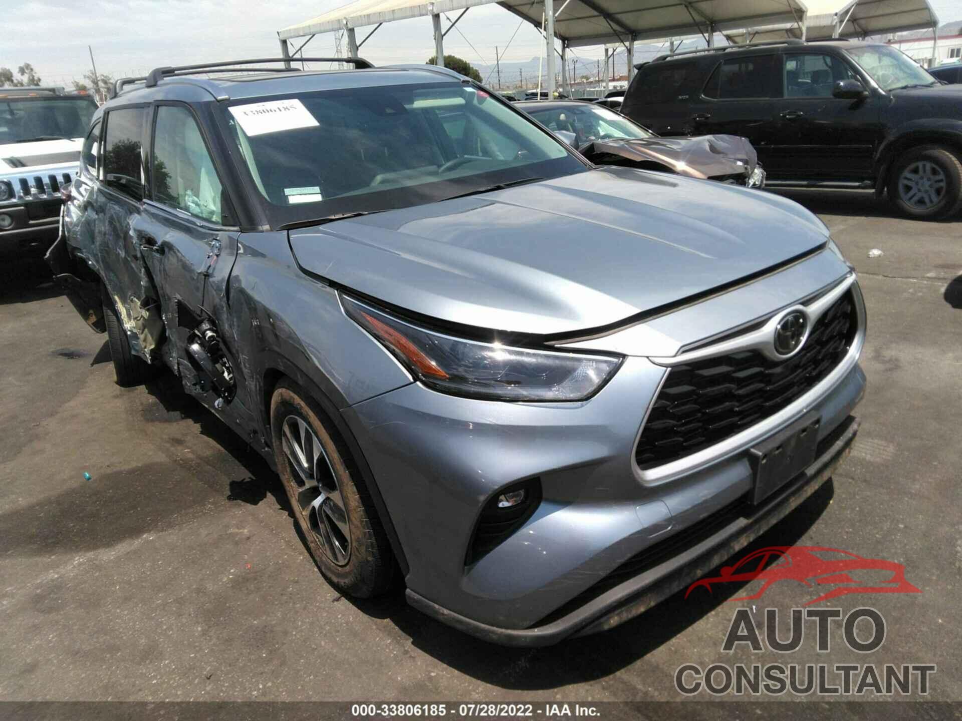 TOYOTA HIGHLANDER 2021 - 5TDHZRAH4MS070203