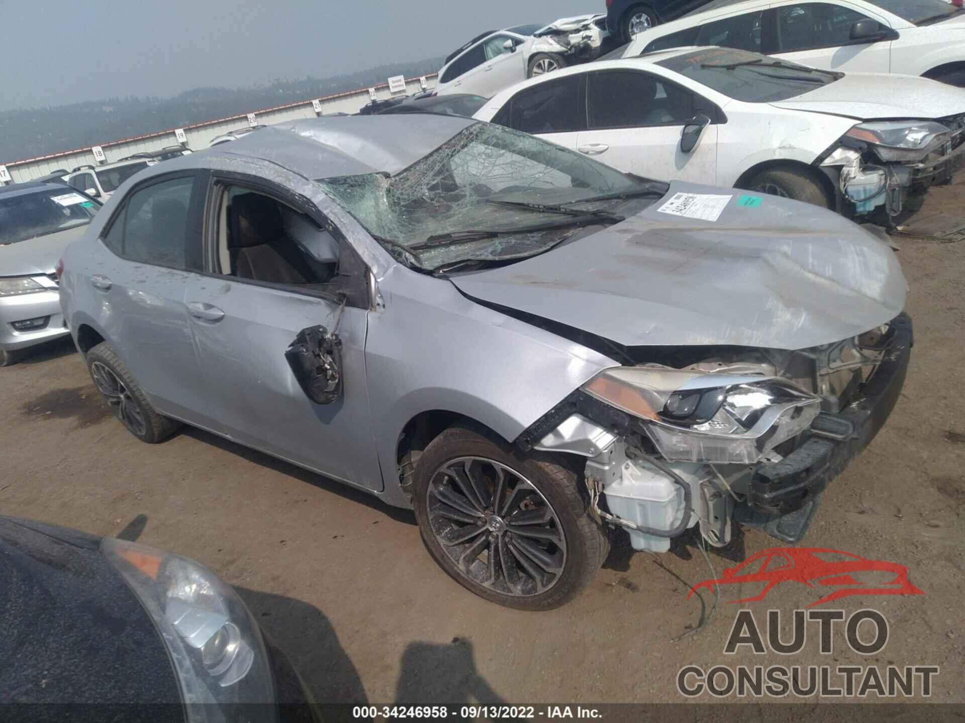 TOYOTA COROLLA 2016 - 5YFBURHE6GP479316