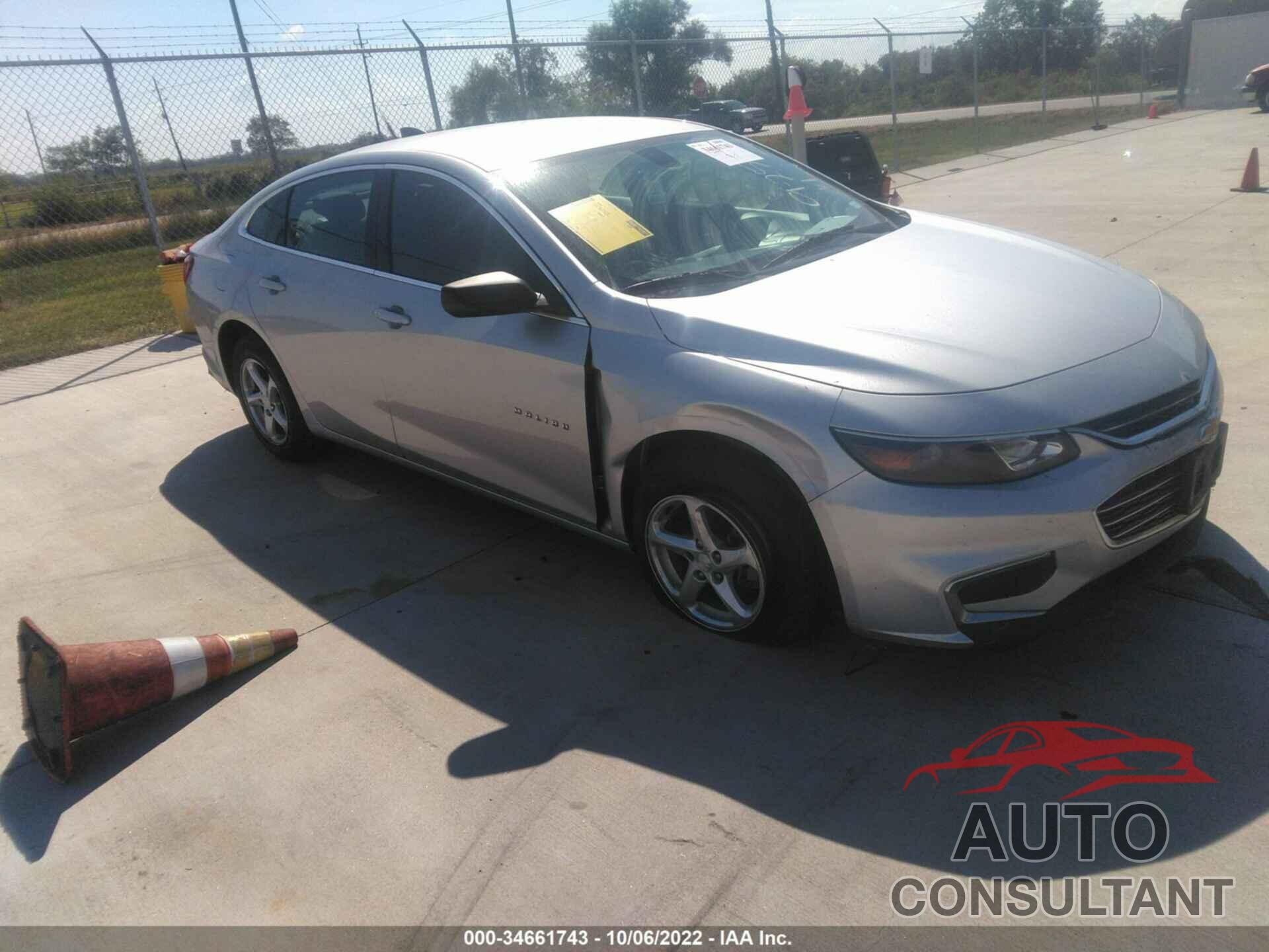 CHEVROLET MALIBU 2016 - 1G1ZB5ST7GF234576