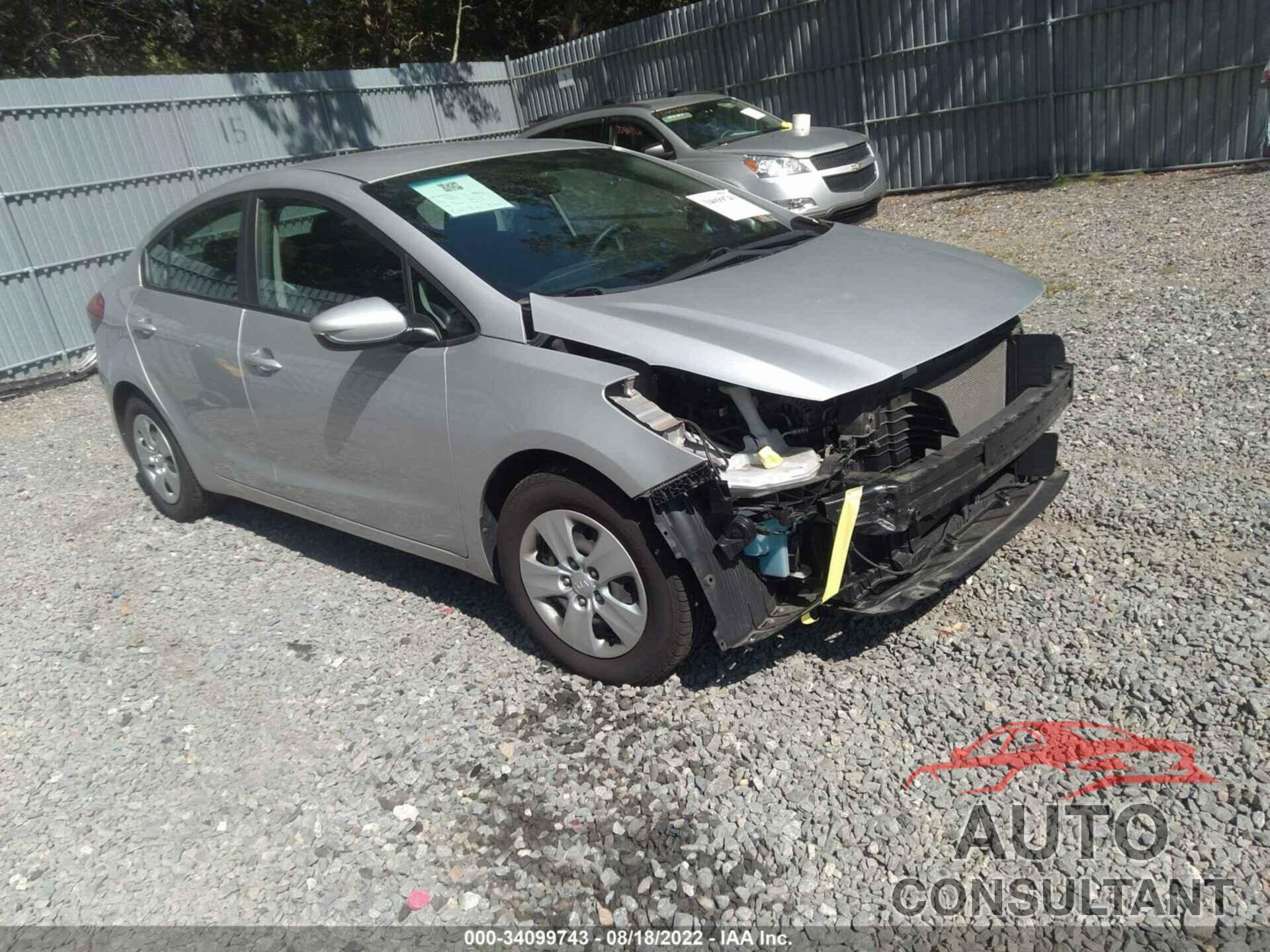 KIA FORTE 2017 - 3KPFL4A70HE105337