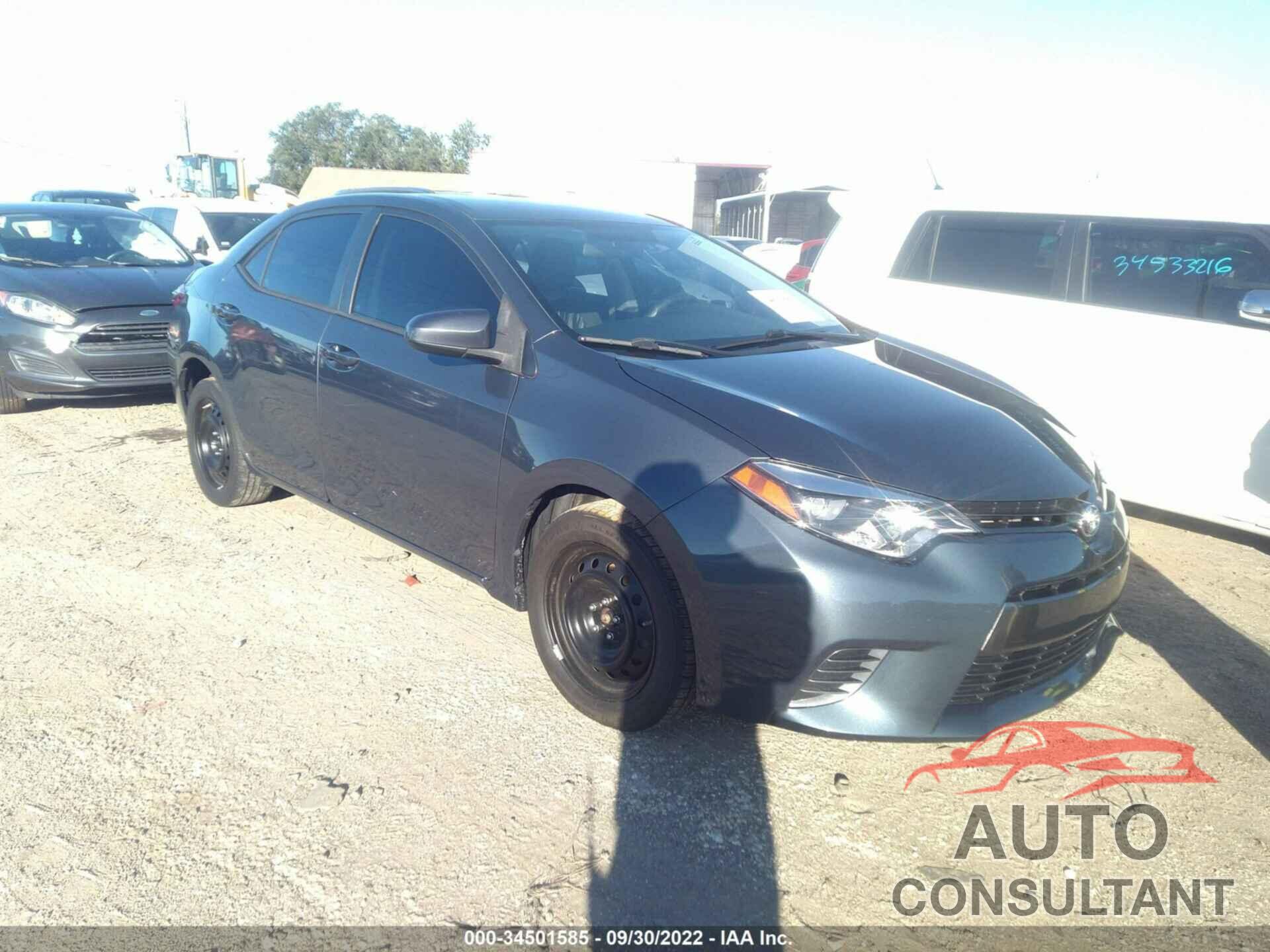 TOYOTA COROLLA 2016 - 5YFBURHE7GP479714