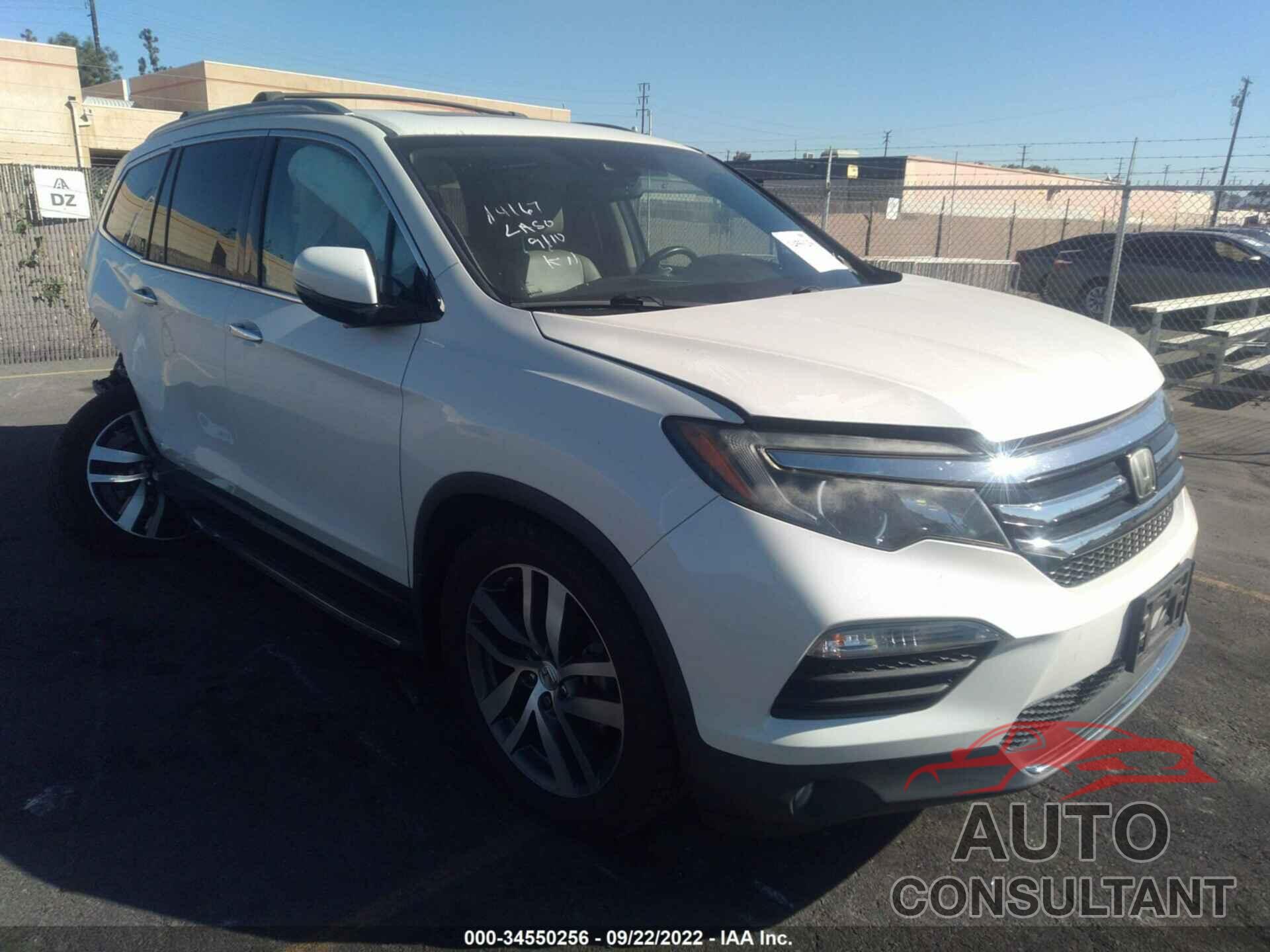 HONDA PILOT 2016 - 5FNYF6H07GB017298