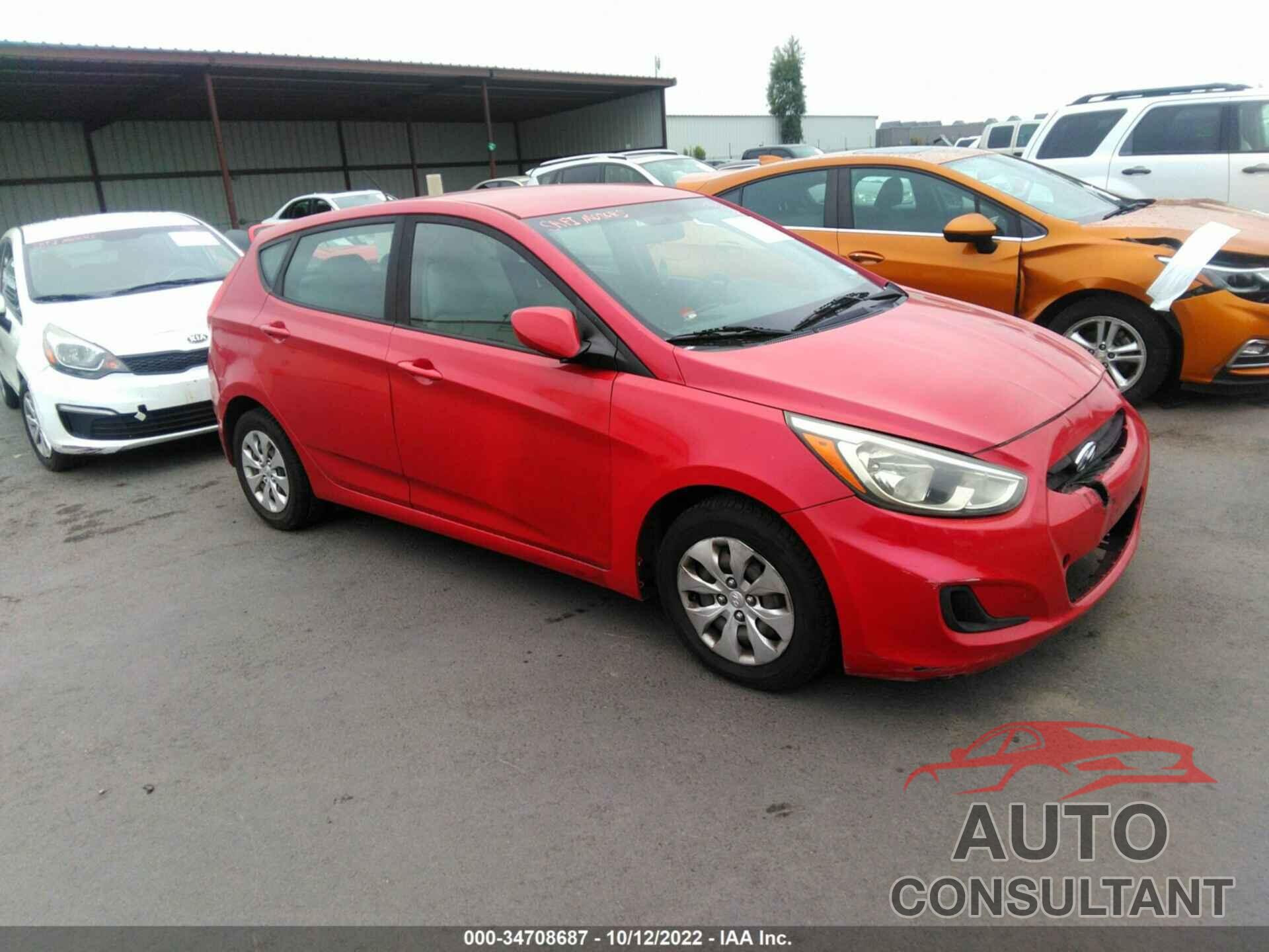 HYUNDAI ACCENT 2017 - KMHCT5AE5HU348629