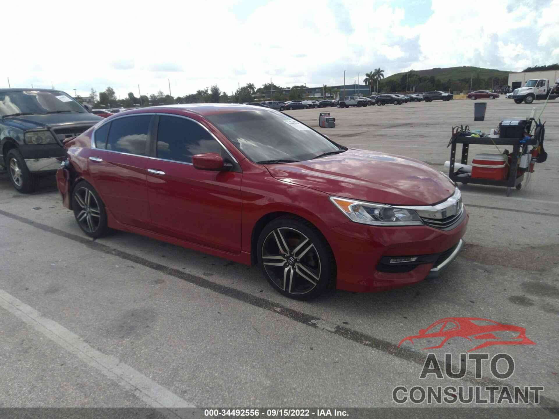 HONDA ACCORD SEDAN 2017 - 1HGCR2F5XHA210890