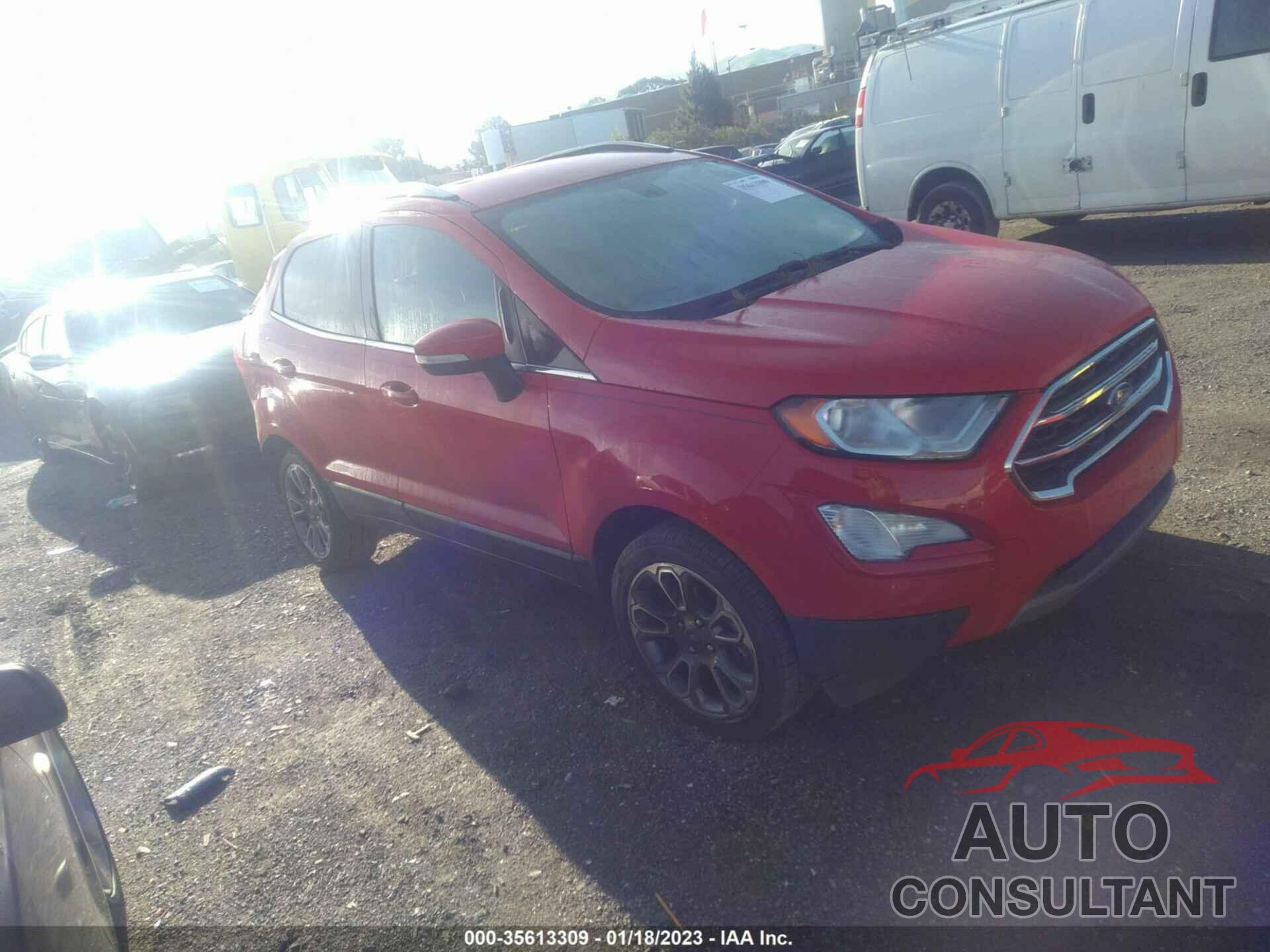 FORD ECOSPORT 2019 - MAJ6S3KL6KC302784